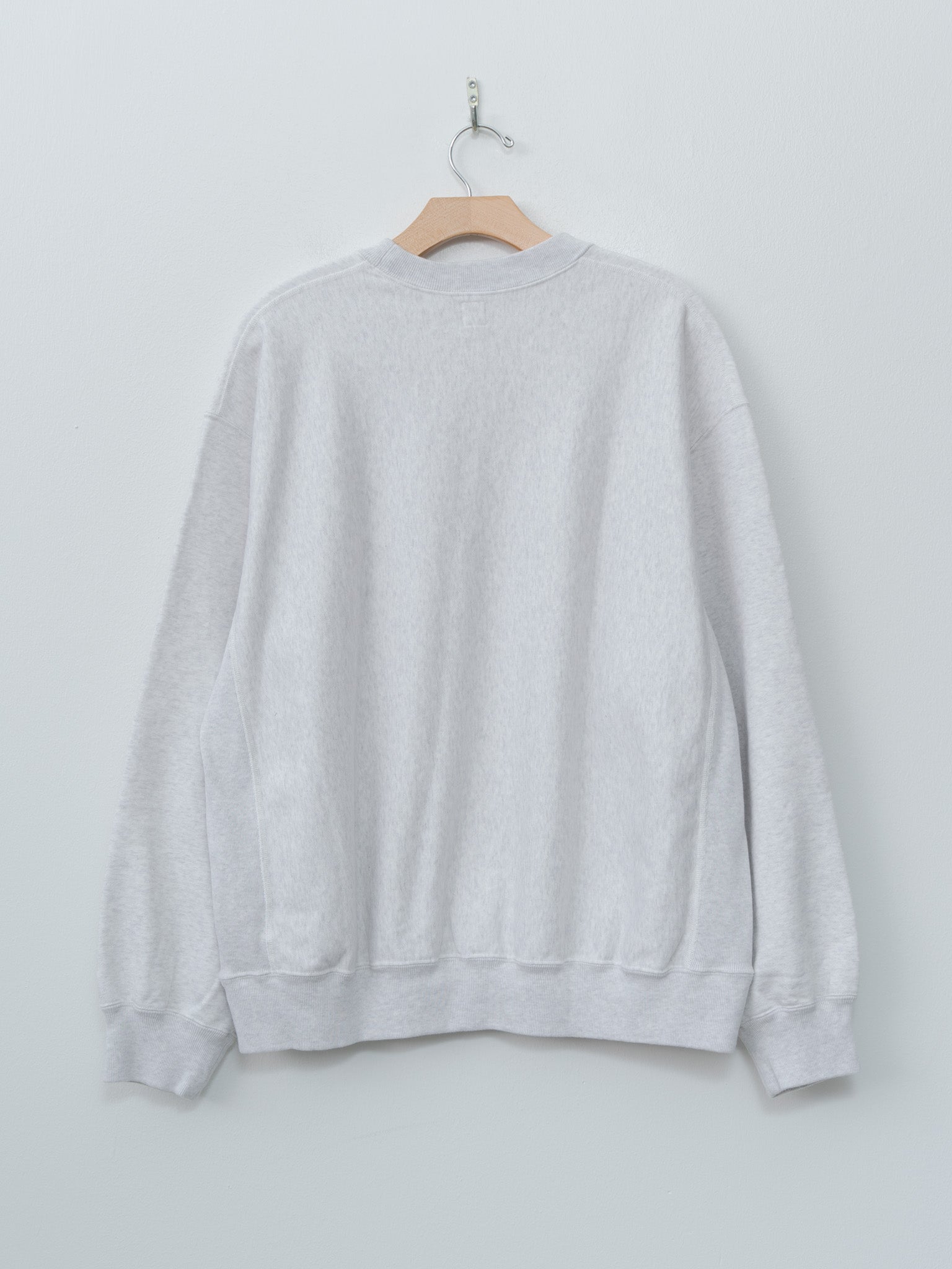Namu Shop - Blurhms Crewneck Sweat P/O Wide - Heather White