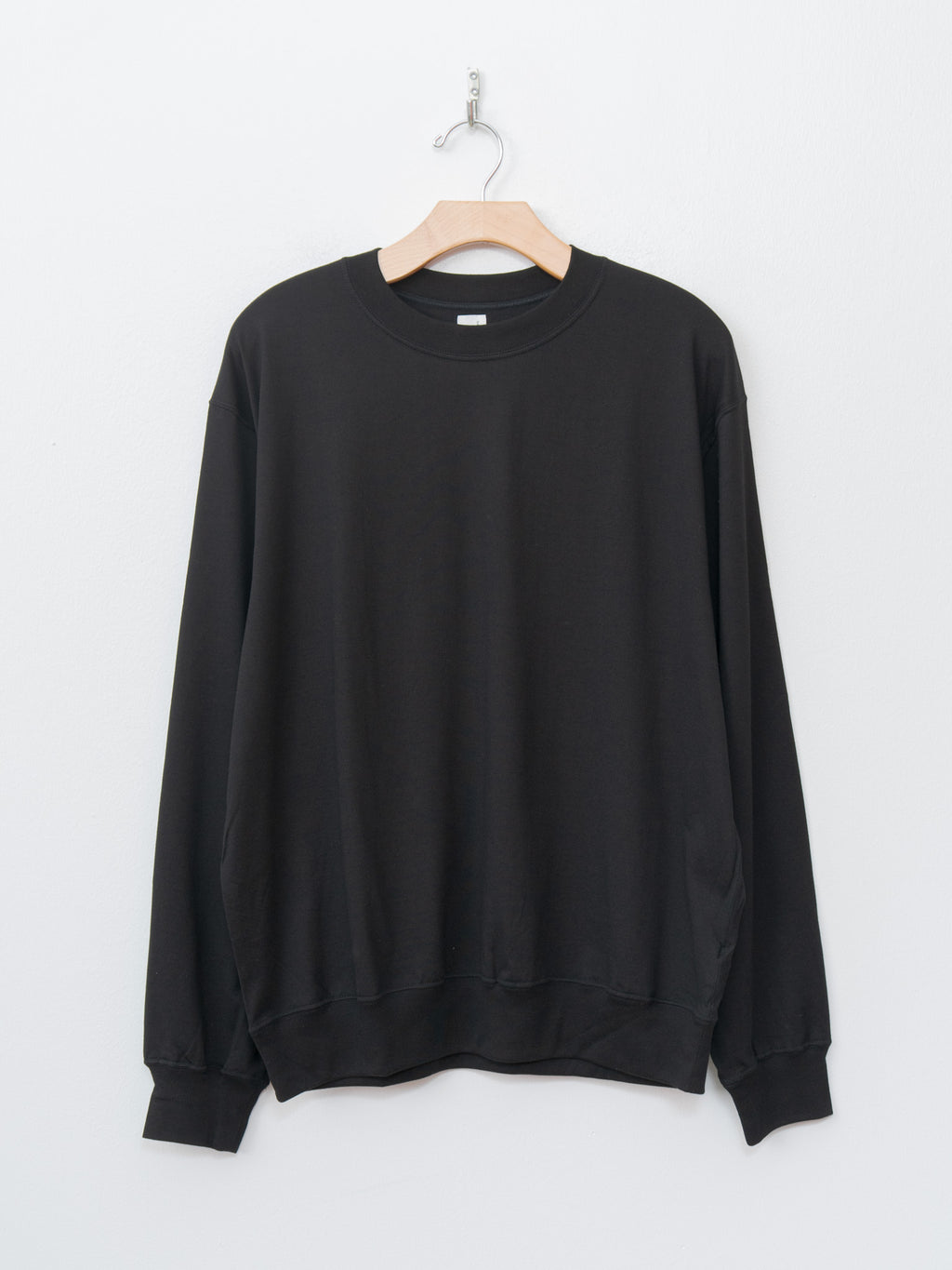 Namu Shop - Blurhms Silk Cotton L/S Pullover - Black