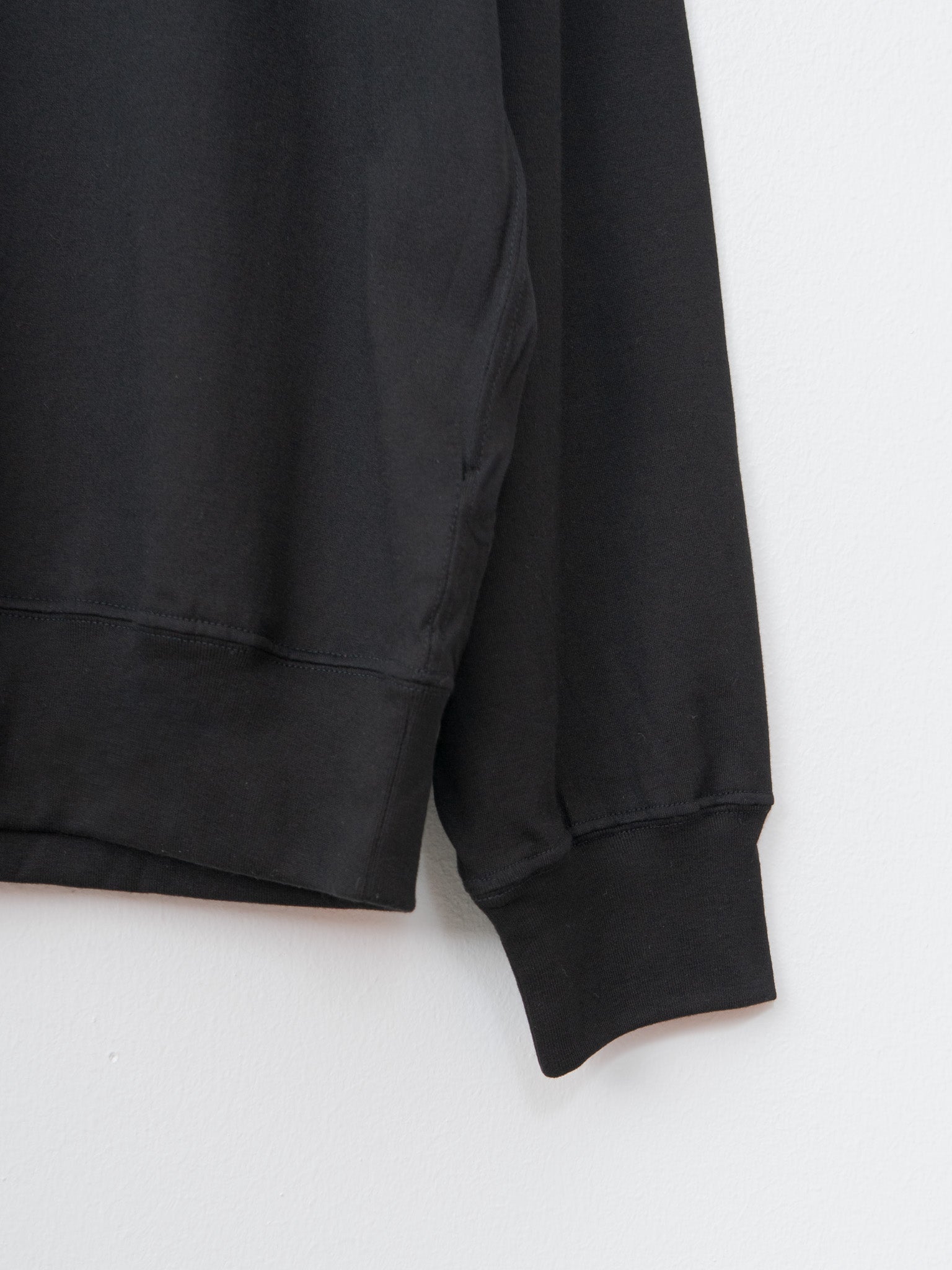 Namu Shop - Blurhms Silk Cotton L/S Pullover - Black
