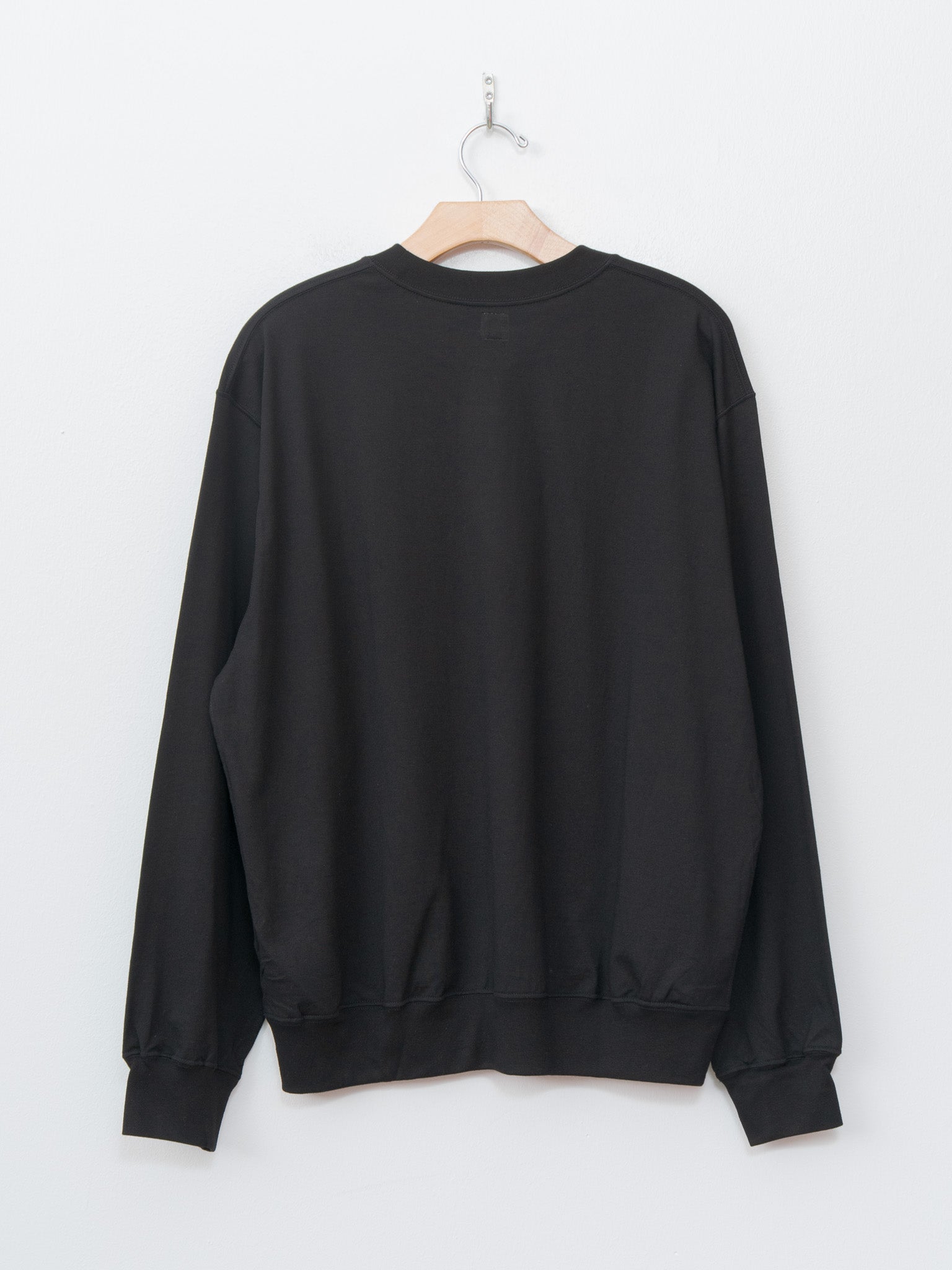 Namu Shop - Blurhms Silk Cotton L/S Pullover - Black