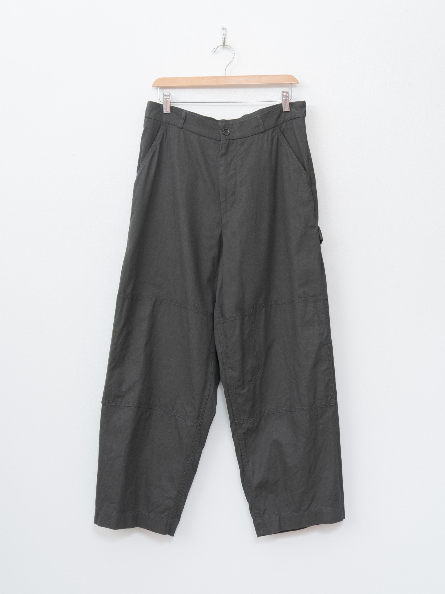 Namu Shop - Blurhms Cotton Serge Work Pants - Ink Black