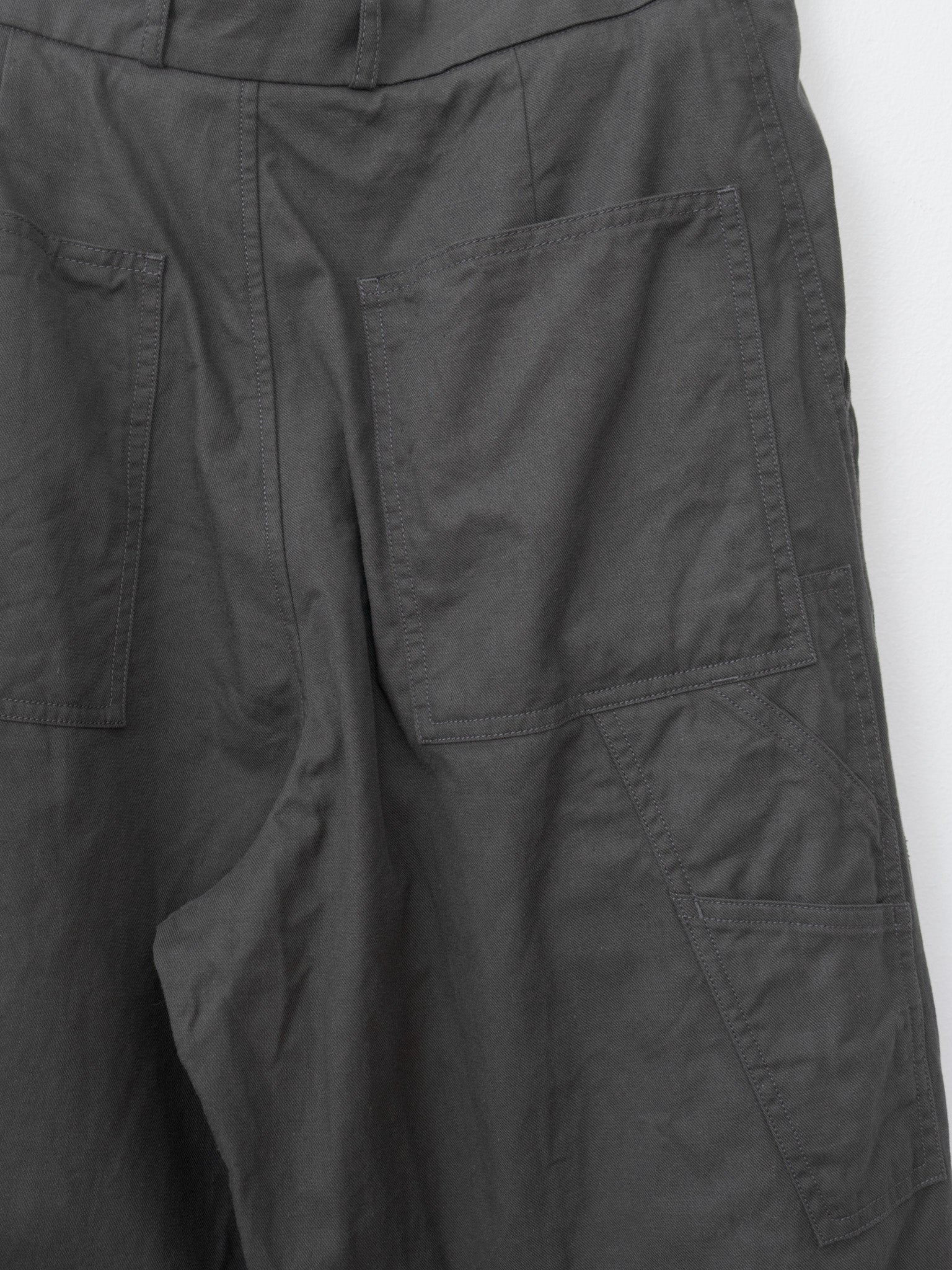 Namu Shop - Blurhms Cotton Serge Work Pants - Ink Black