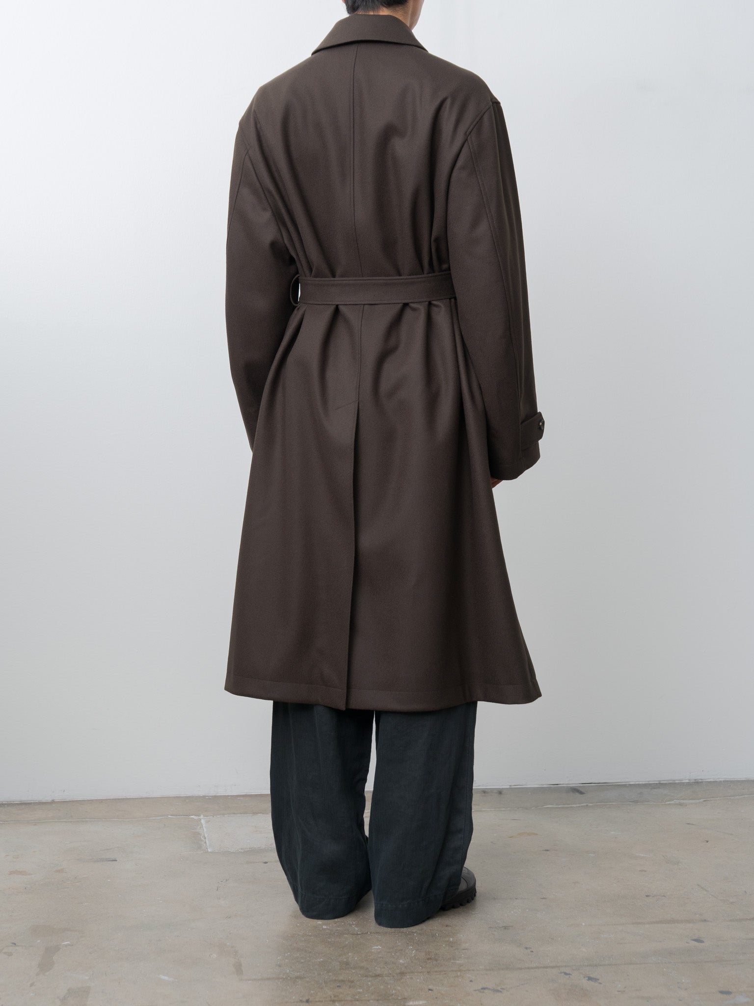 Namu Shop - ssstein Oversized Investigated Coat - Gray Brown