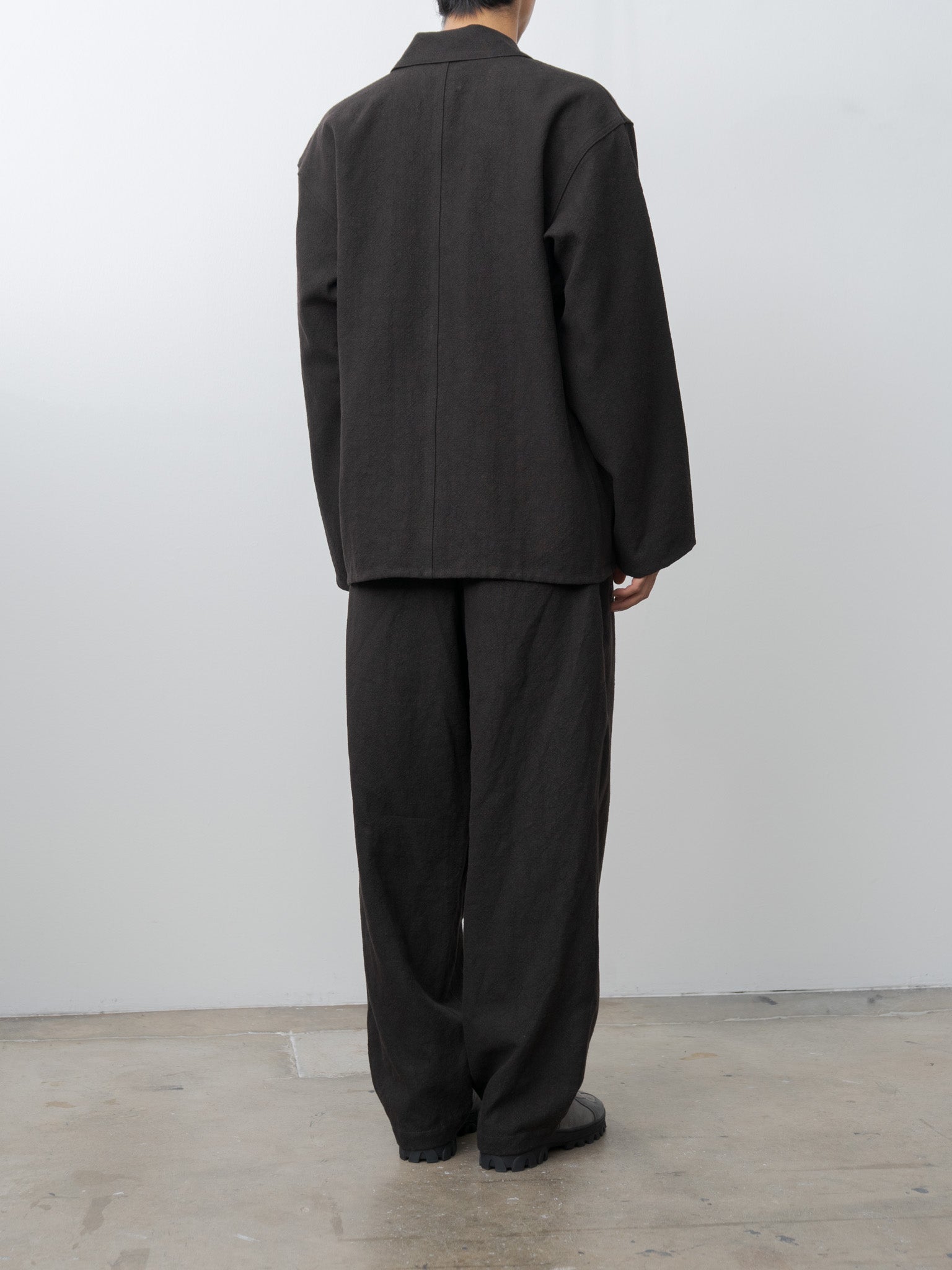 Namu Shop - Yoko Sakamoto Max High Count Hemp Wide Easy Pants - Brown