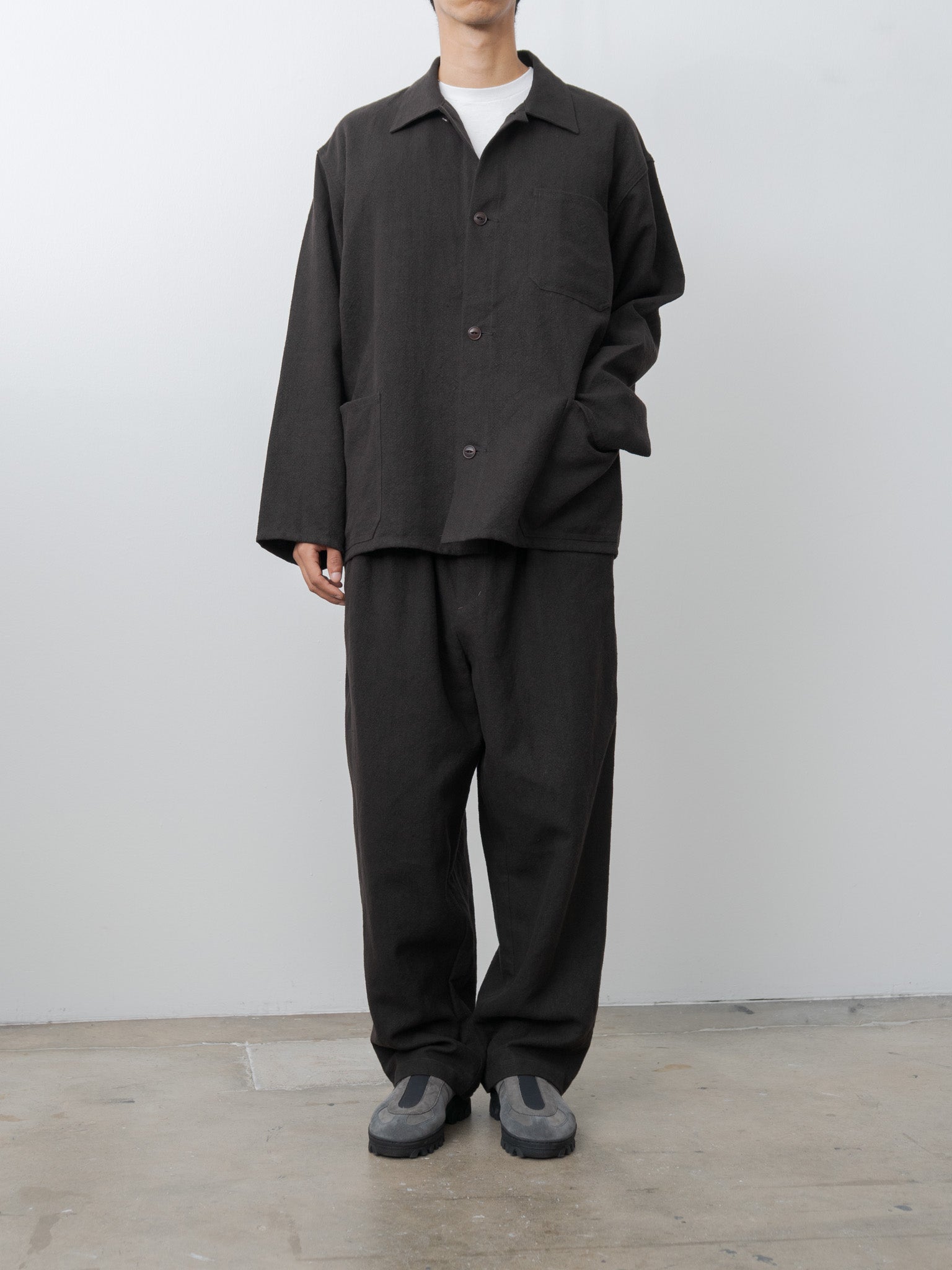 Namu Shop - Yoko Sakamoto Max High Count Hemp Coverall - Brown
