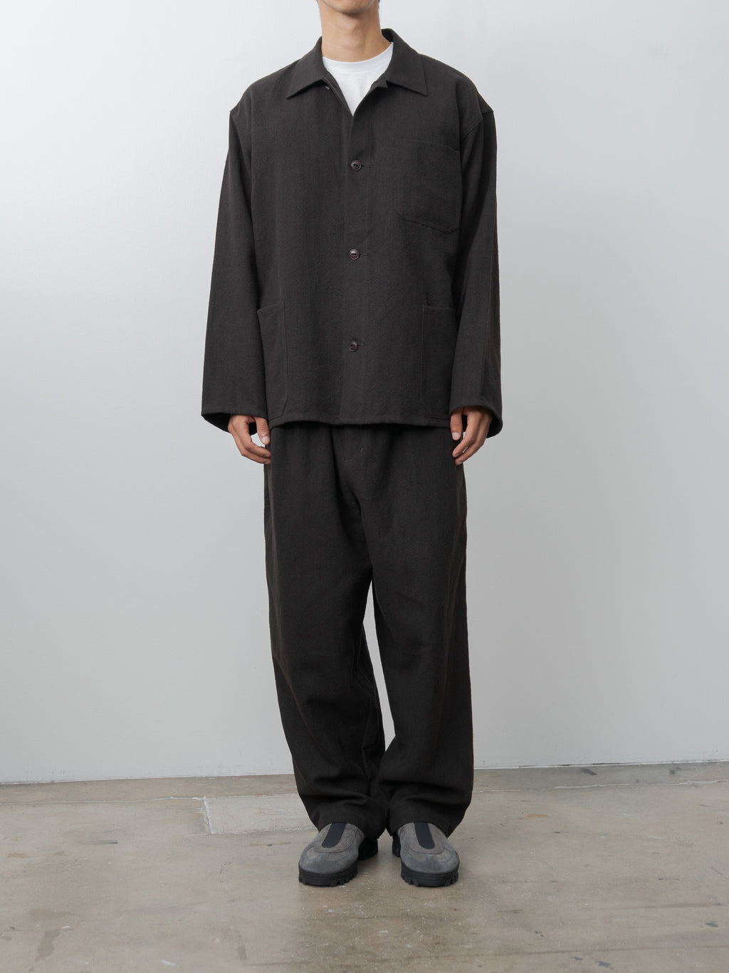 Namu Shop - Yoko Sakamoto Max High Count Hemp Coverall - Brown