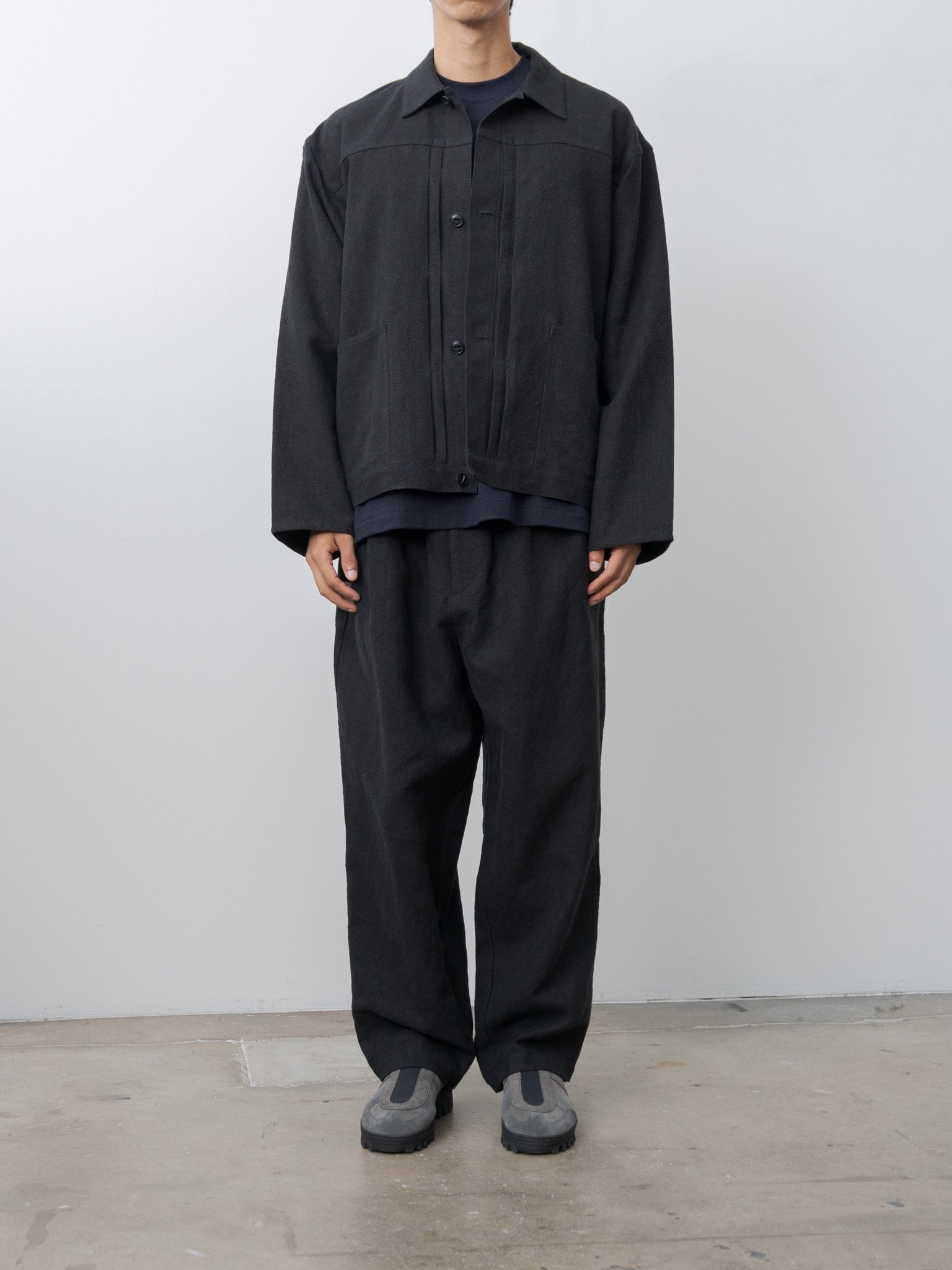Namu Shop - Yoko Sakamoto Tube L/S T-Shirt - Navy