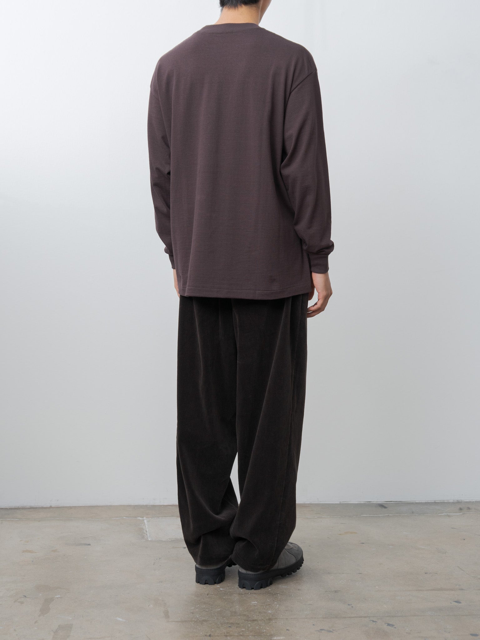 Namu Shop - Yoko Sakamoto Tube L/S T-Shirt - Brown