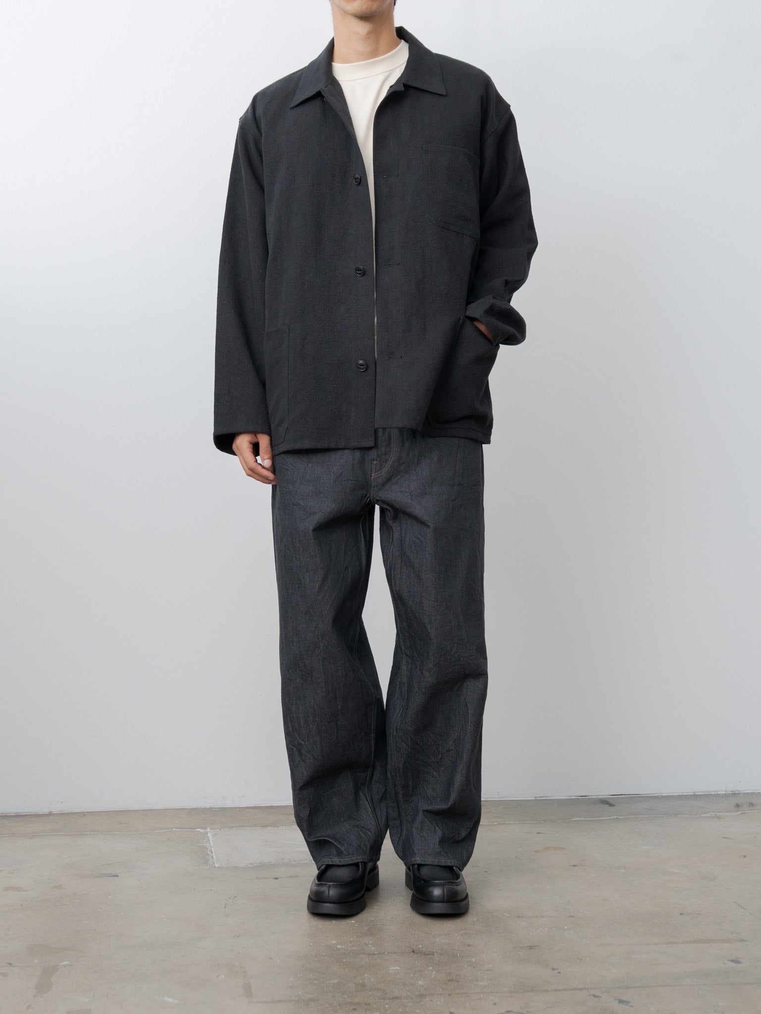 Namu Shop - Yoko Sakamoto Max High Count Hemp Coverall - Black