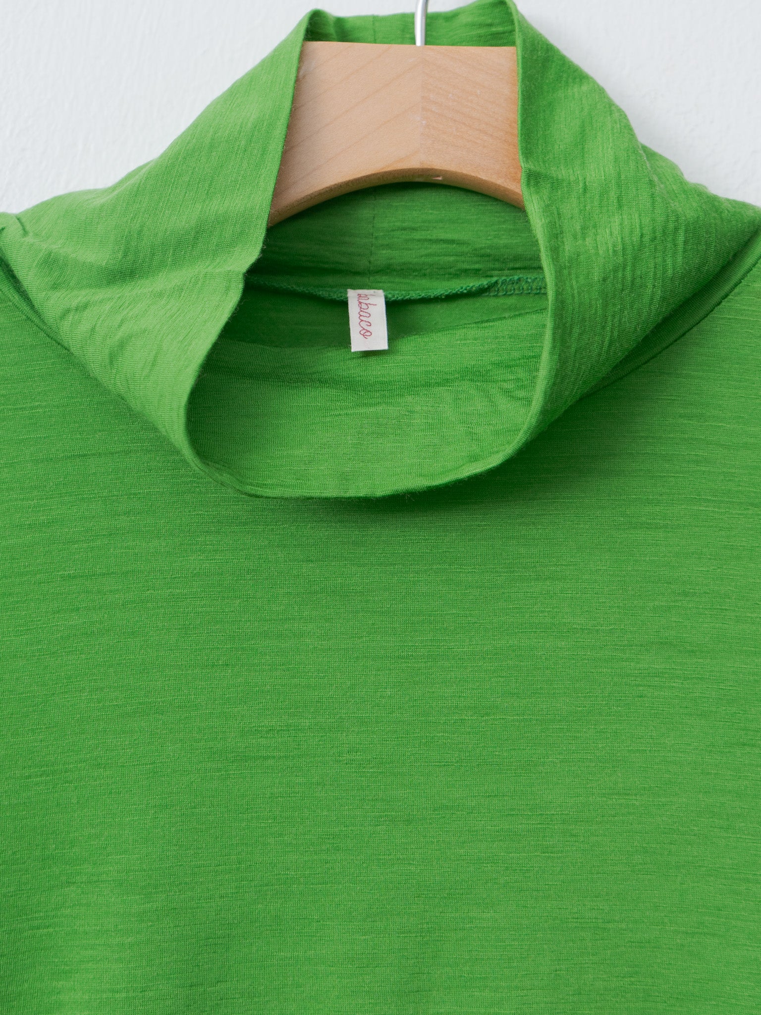Namu Shop - Babaco Wool Jersey High Neck Pullover - Green