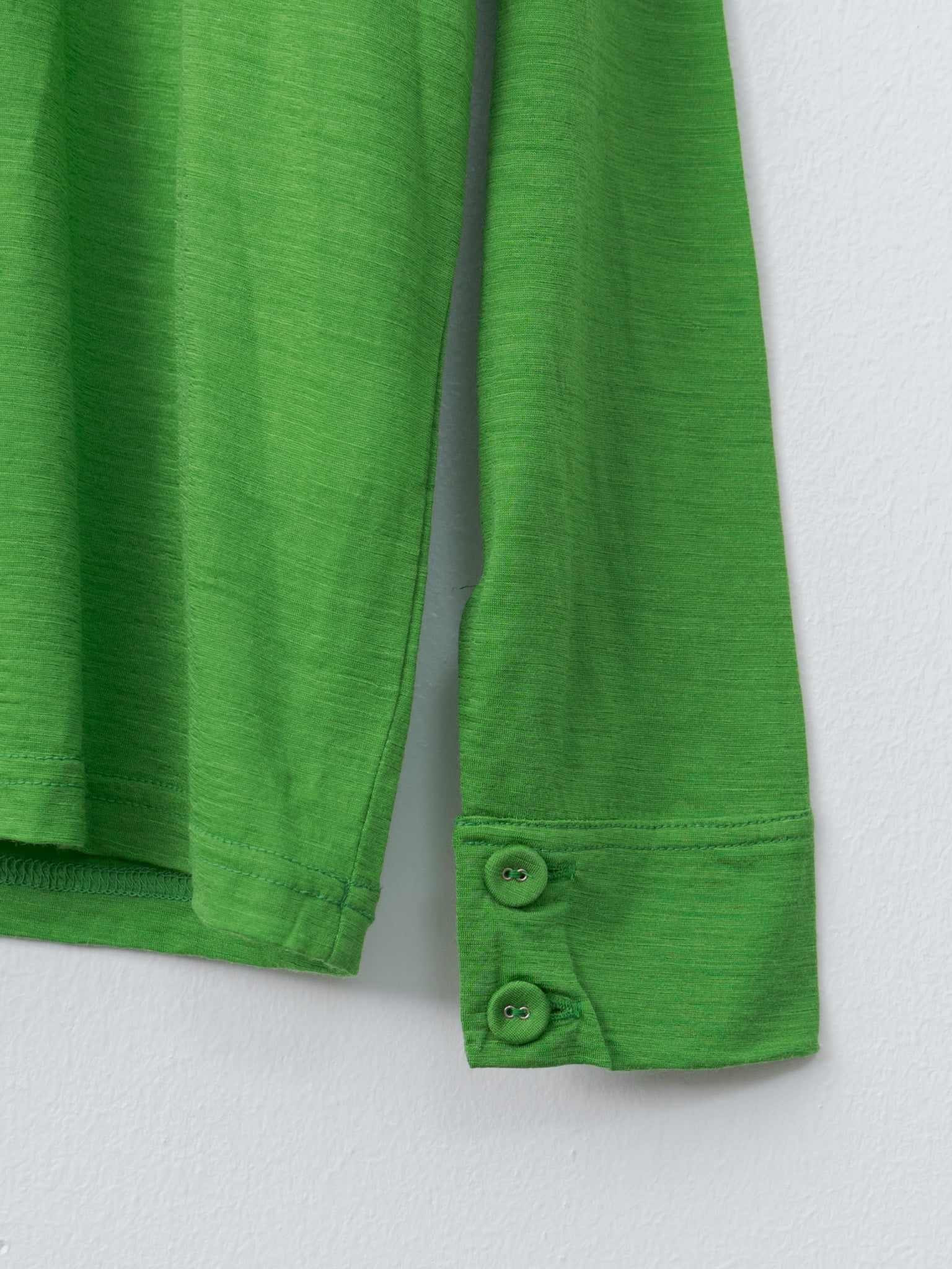 Namu Shop - Babaco Wool Jersey High Neck Pullover - Green