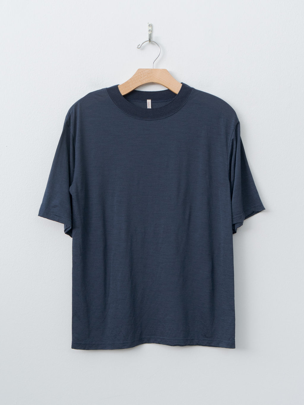 Namu Shop - Babaco Wool Jersey T-Shirt - Navy