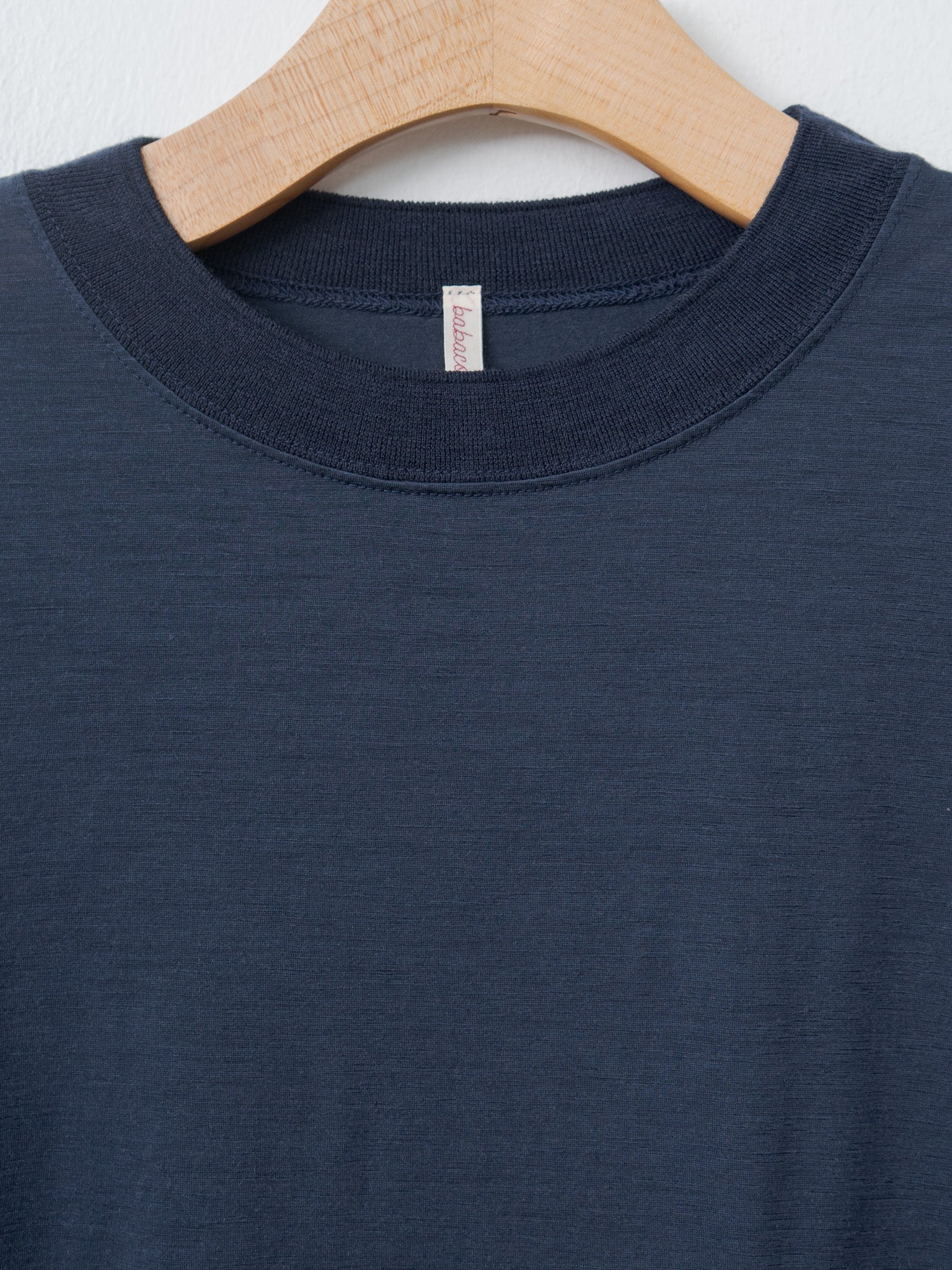Namu Shop - Babaco Wool Jersey T-Shirt - Navy