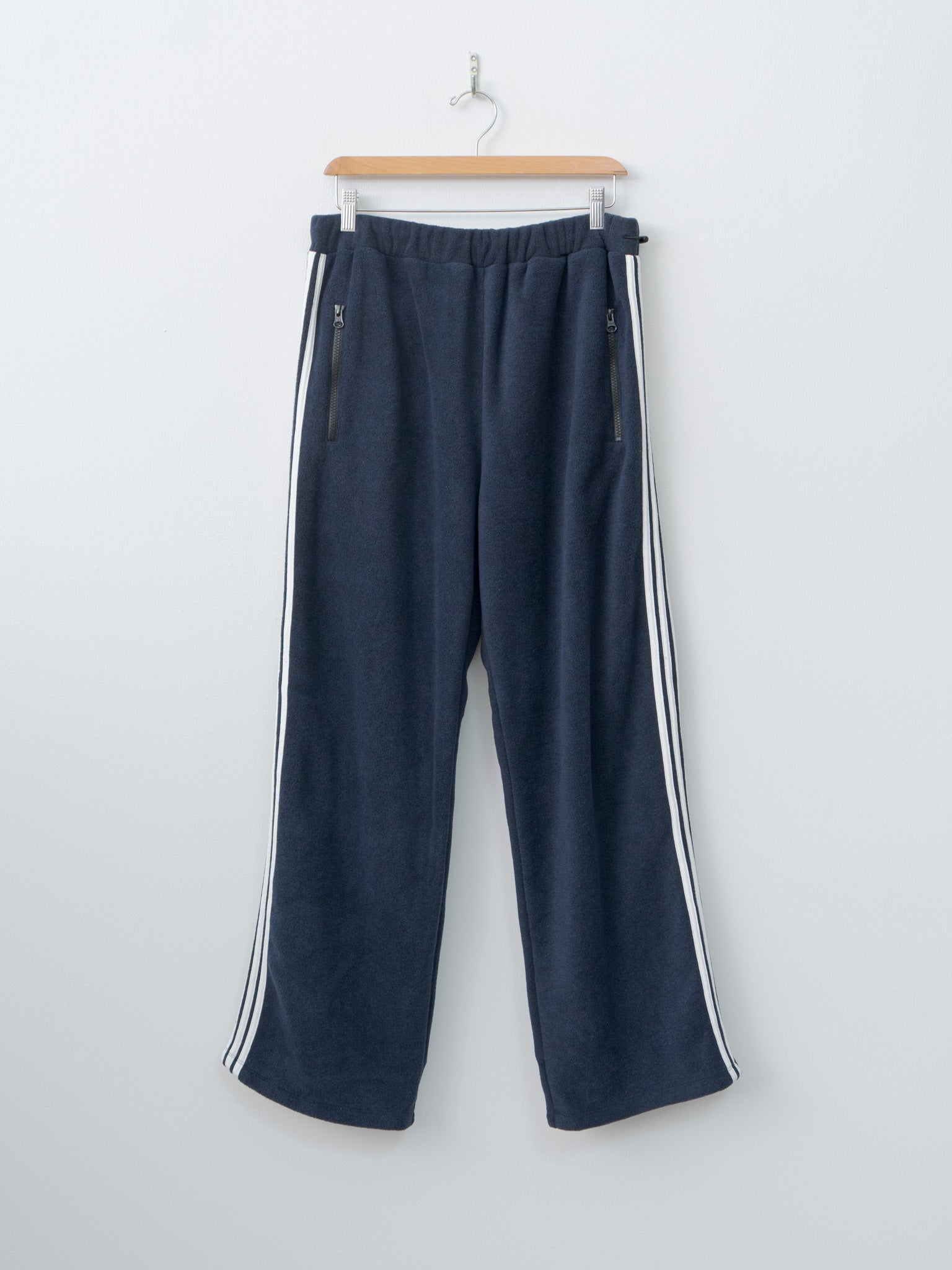 Namu Shop - Inscrire Fleece Loose Fit Track Pants - Navy