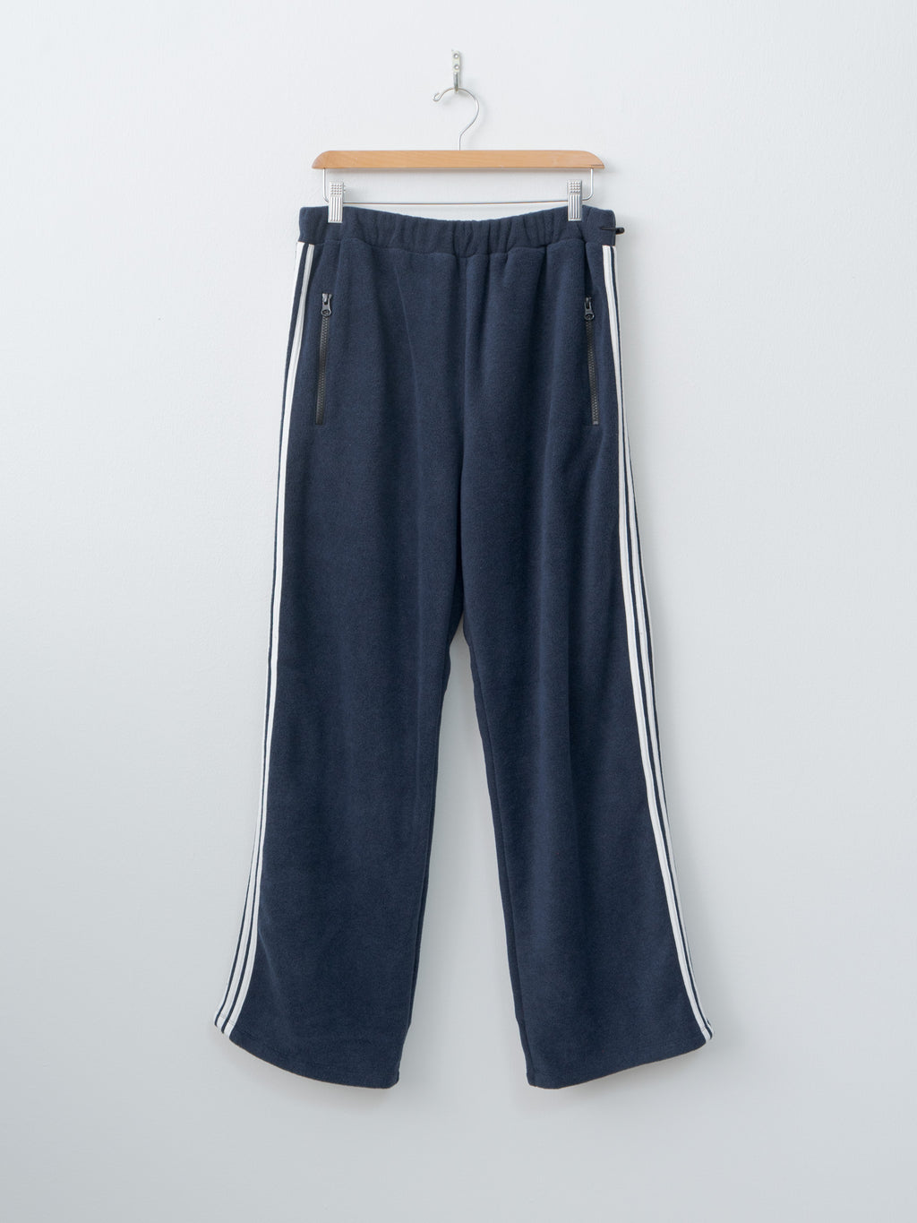 Namu Shop - Inscrire Fleece Loose Fit Track Pants - Navy