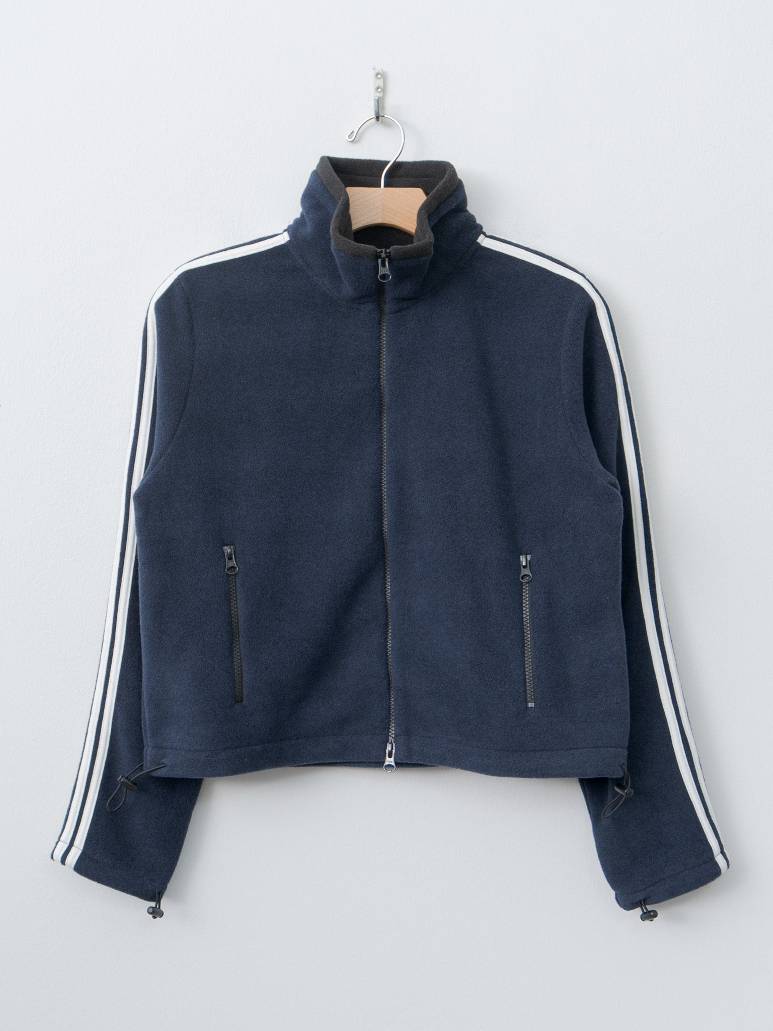 Namu Shop - Inscrire Fleece Tight Fit Track Jacket - Navy