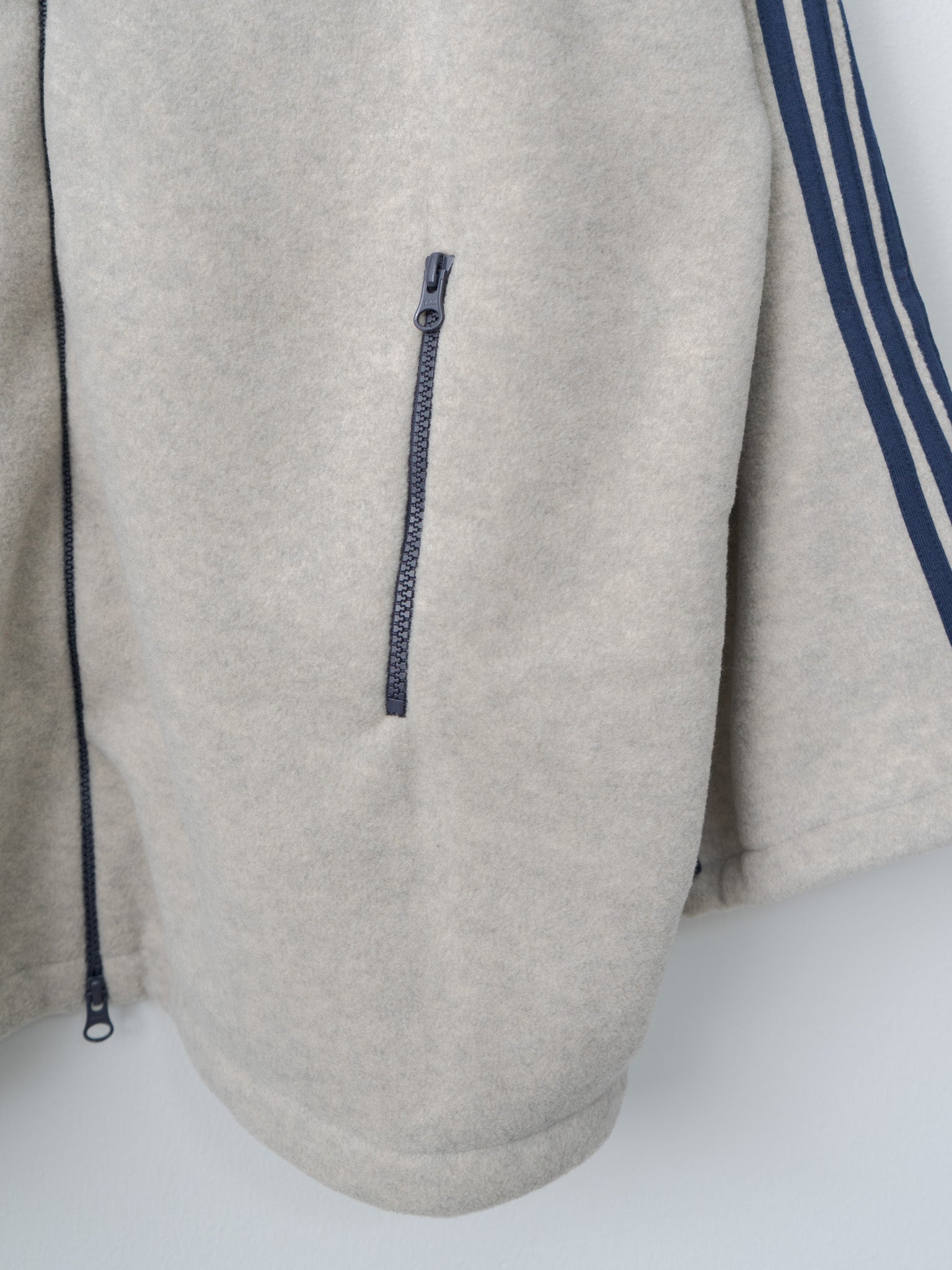 Namu Shop - Inscrire Fleece Loose Fit Track Jacket - Oatmeal