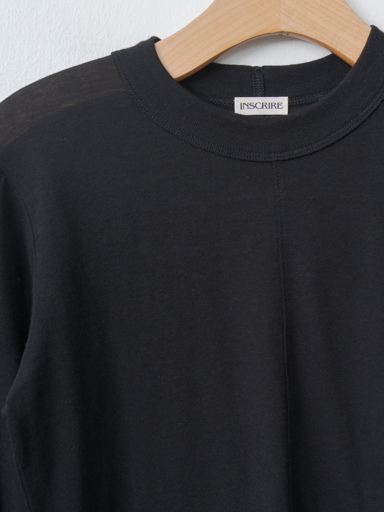 Namu Shop - Inscrire Cotton Cashmere Tee - Black