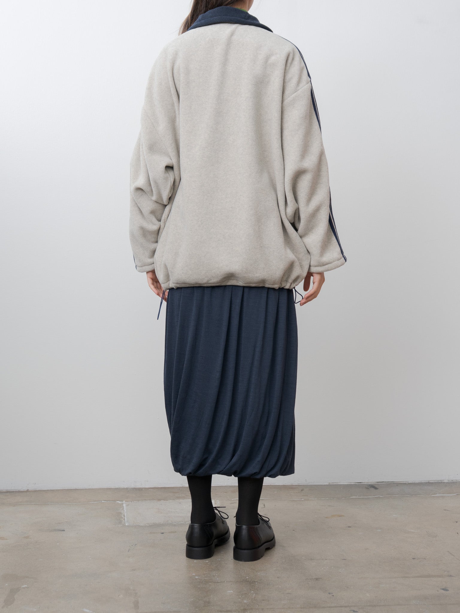 Namu Shop - Inscrire Fleece Loose Fit Track Jacket - Oatmeal