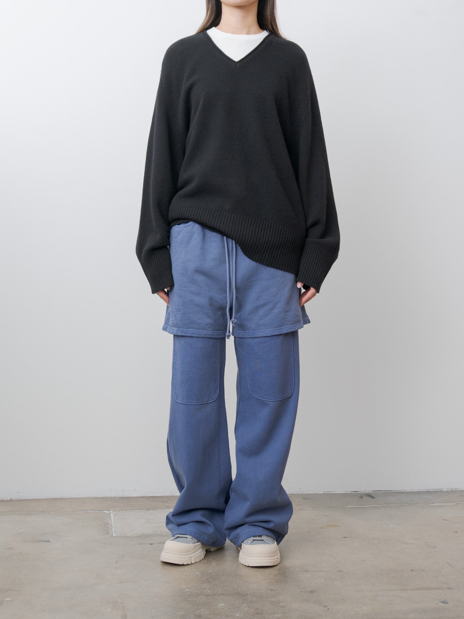 Namu Shop - Inscrire Cashmere V Neck - Black