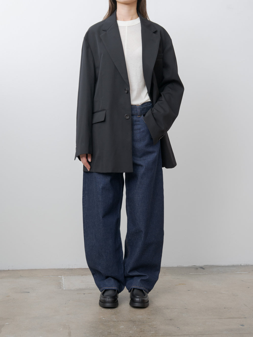 Namu Shop - Inscrire Cotton Cashmere Tee - White