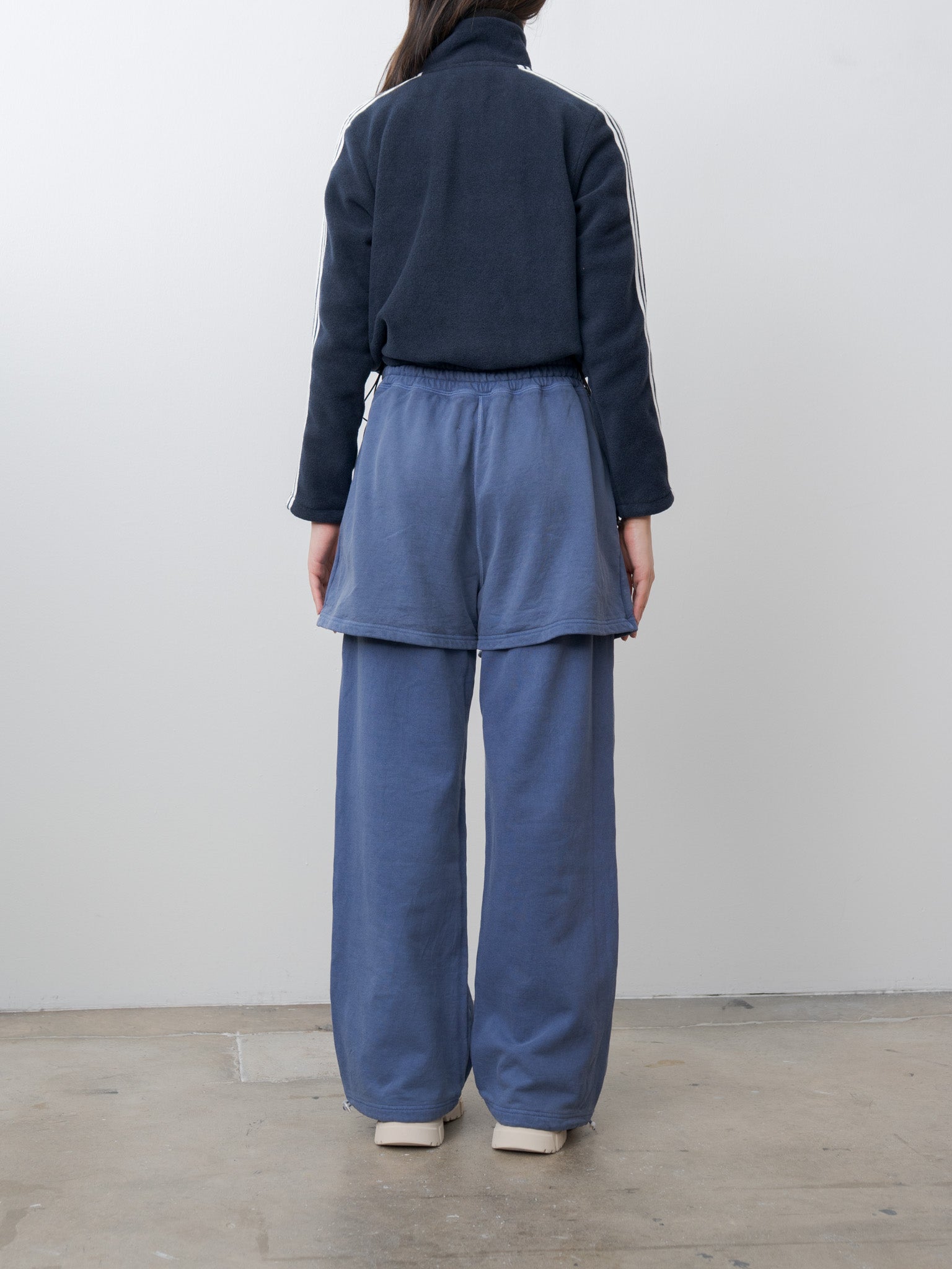 Namu Shop - Inscrire Fleece Tight Fit Track Jacket - Navy