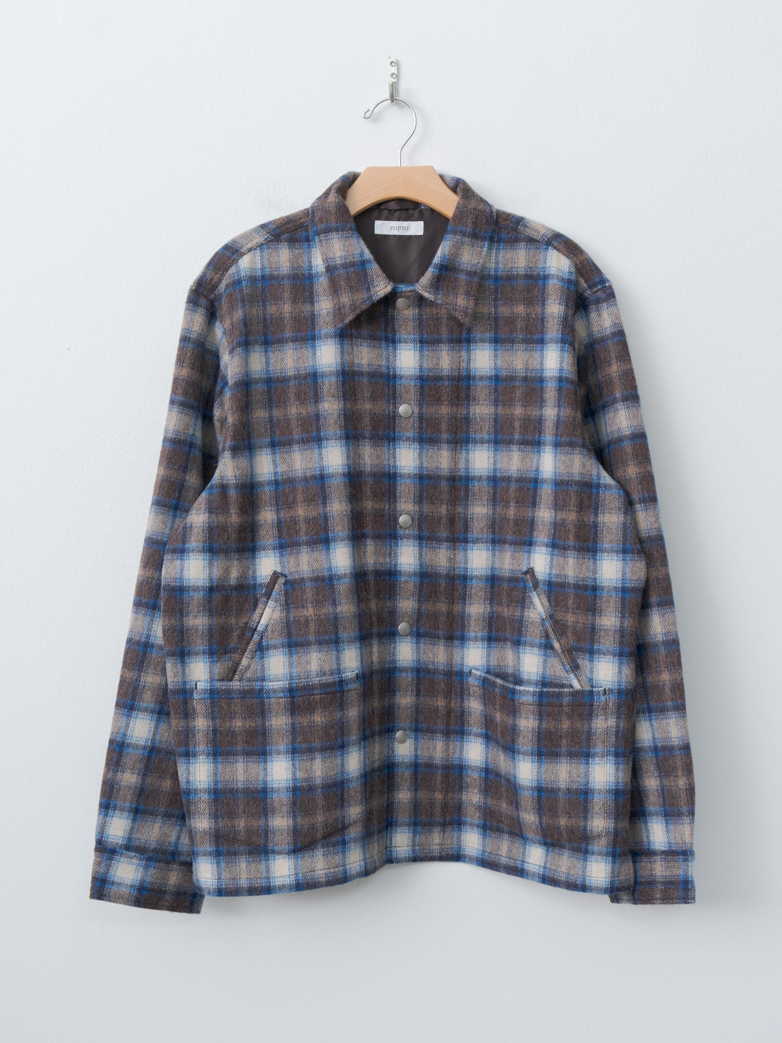 Namu Shop - Fujito Tom CPO Jacket - Blue Check