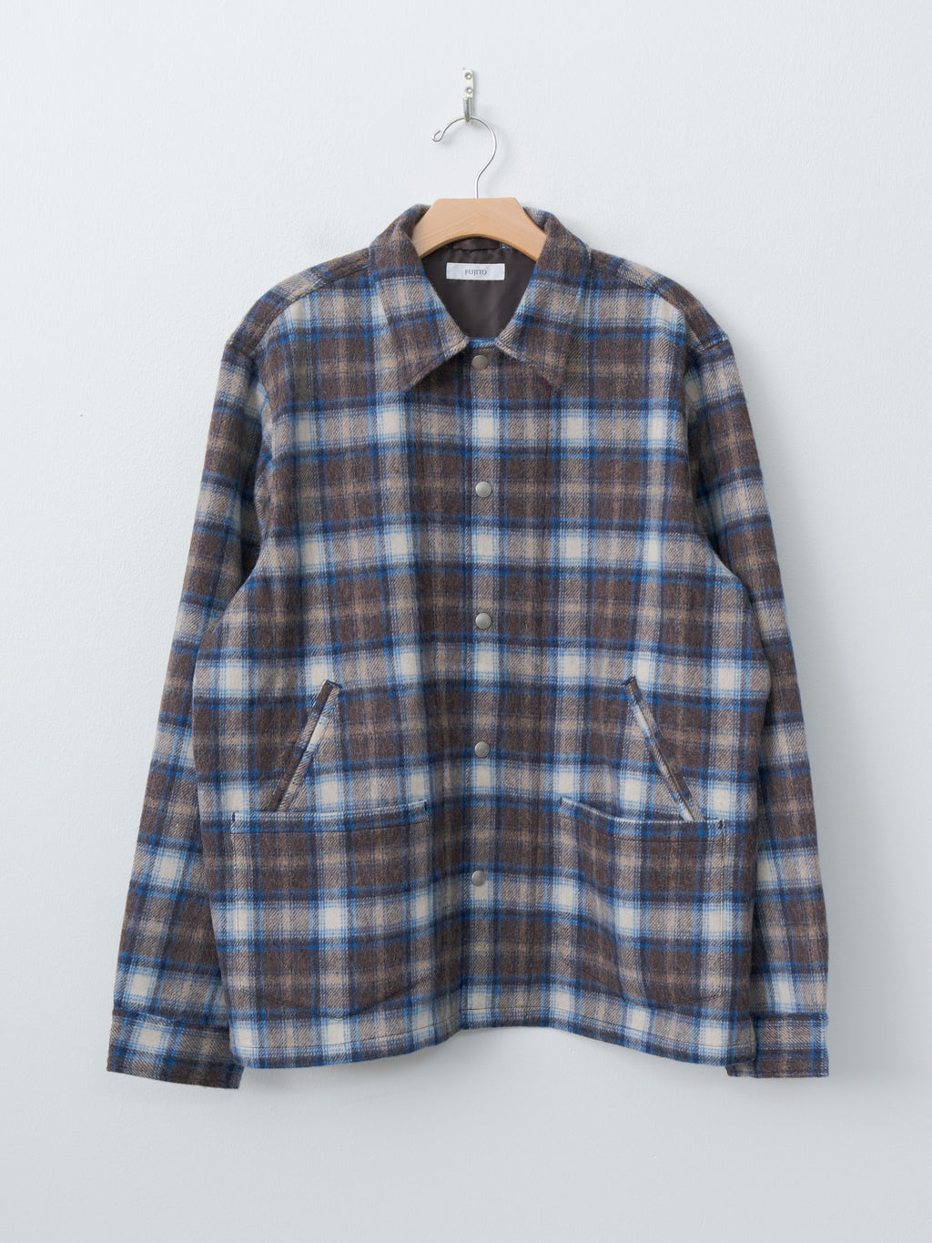 Namu Shop - Fujito Tom CPO Jacket - Blue Check