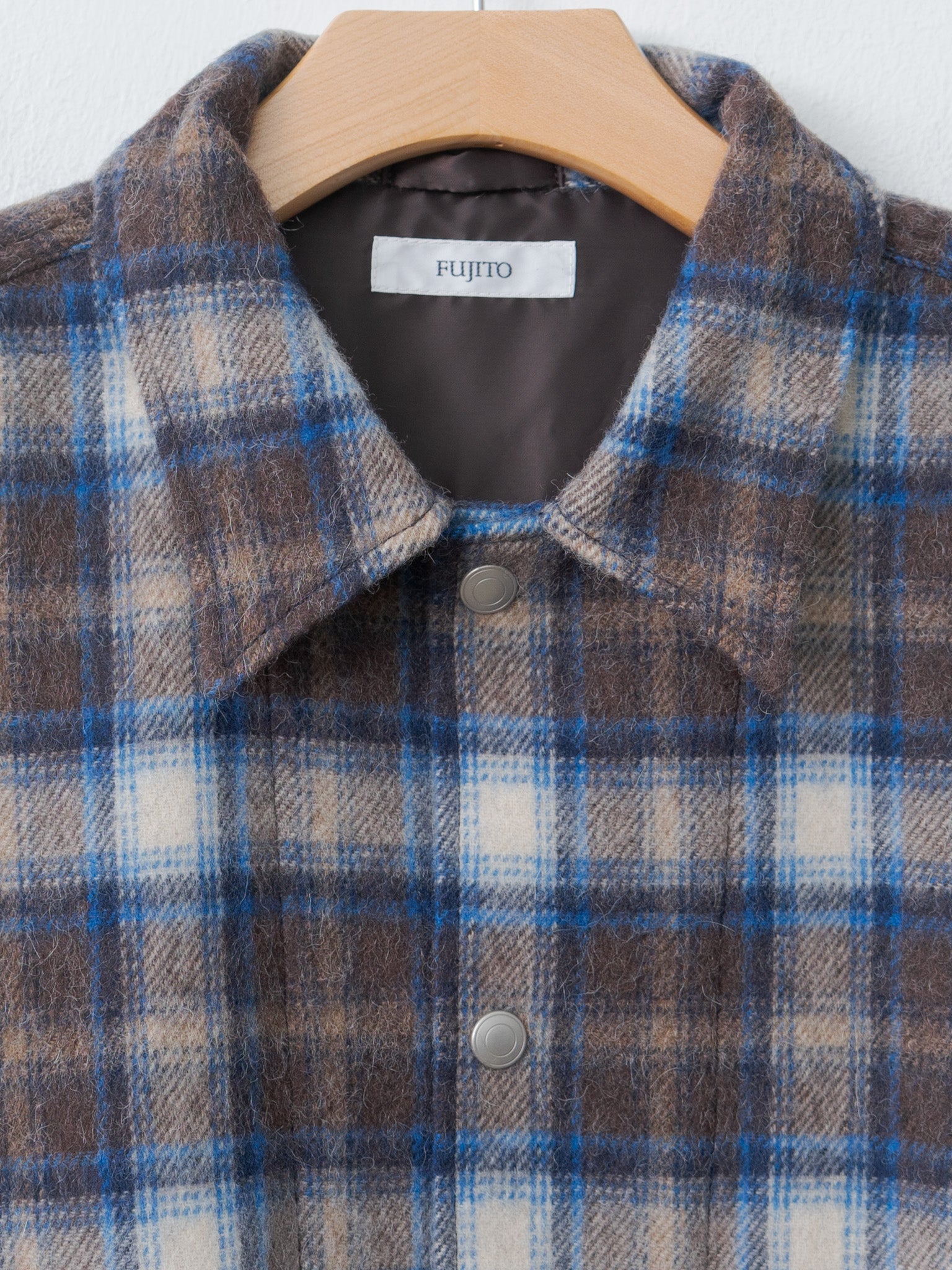 Namu Shop - Fujito Tom CPO Jacket - Blue Check