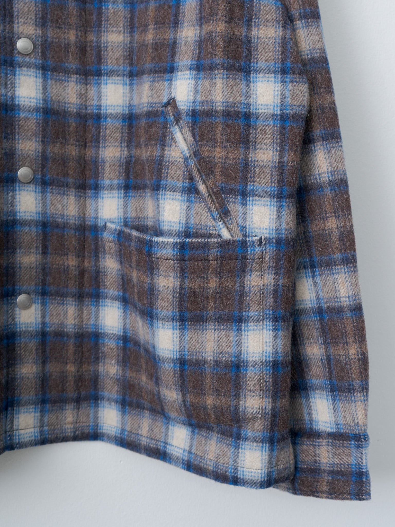 Namu Shop - Fujito Tom CPO Jacket - Blue Check