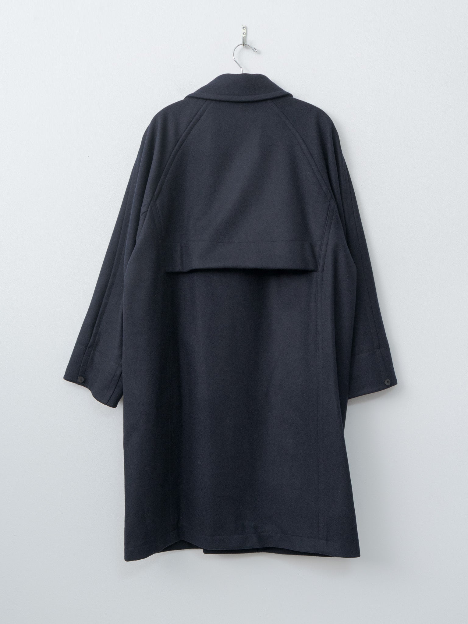 Namu Shop - Document Light Wool Melton Coat - Navy