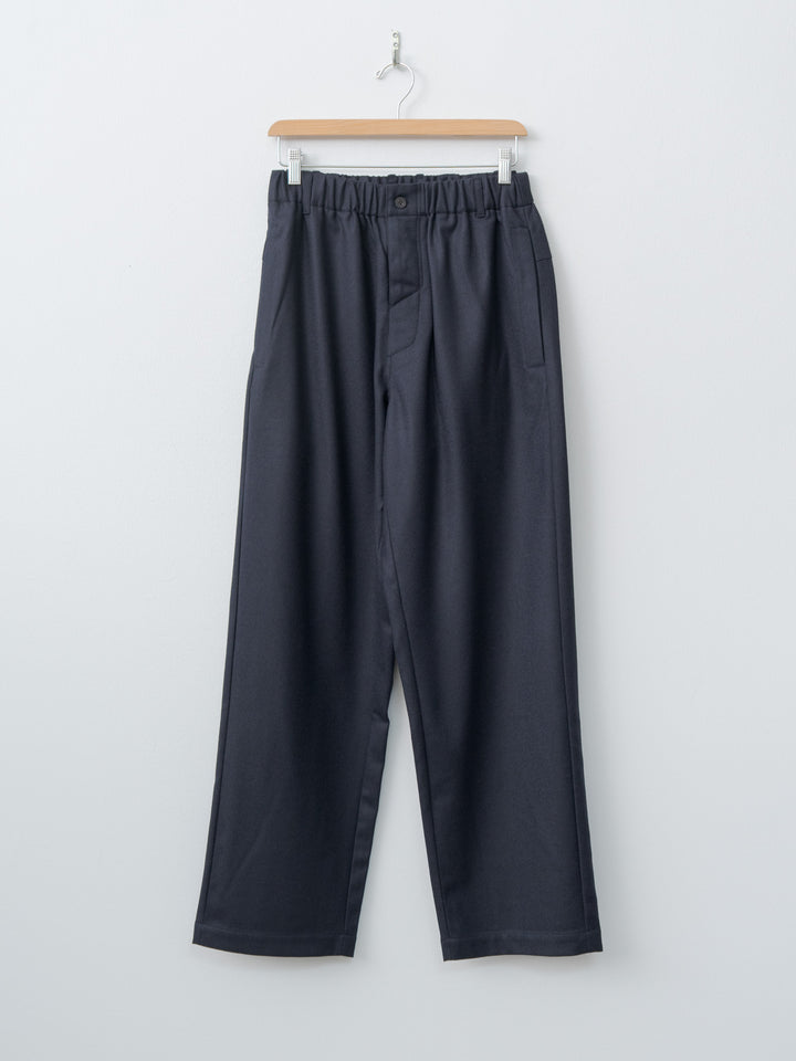 Namu Shop - Document Soft Wool Cashmere Easy Pants - Navy
