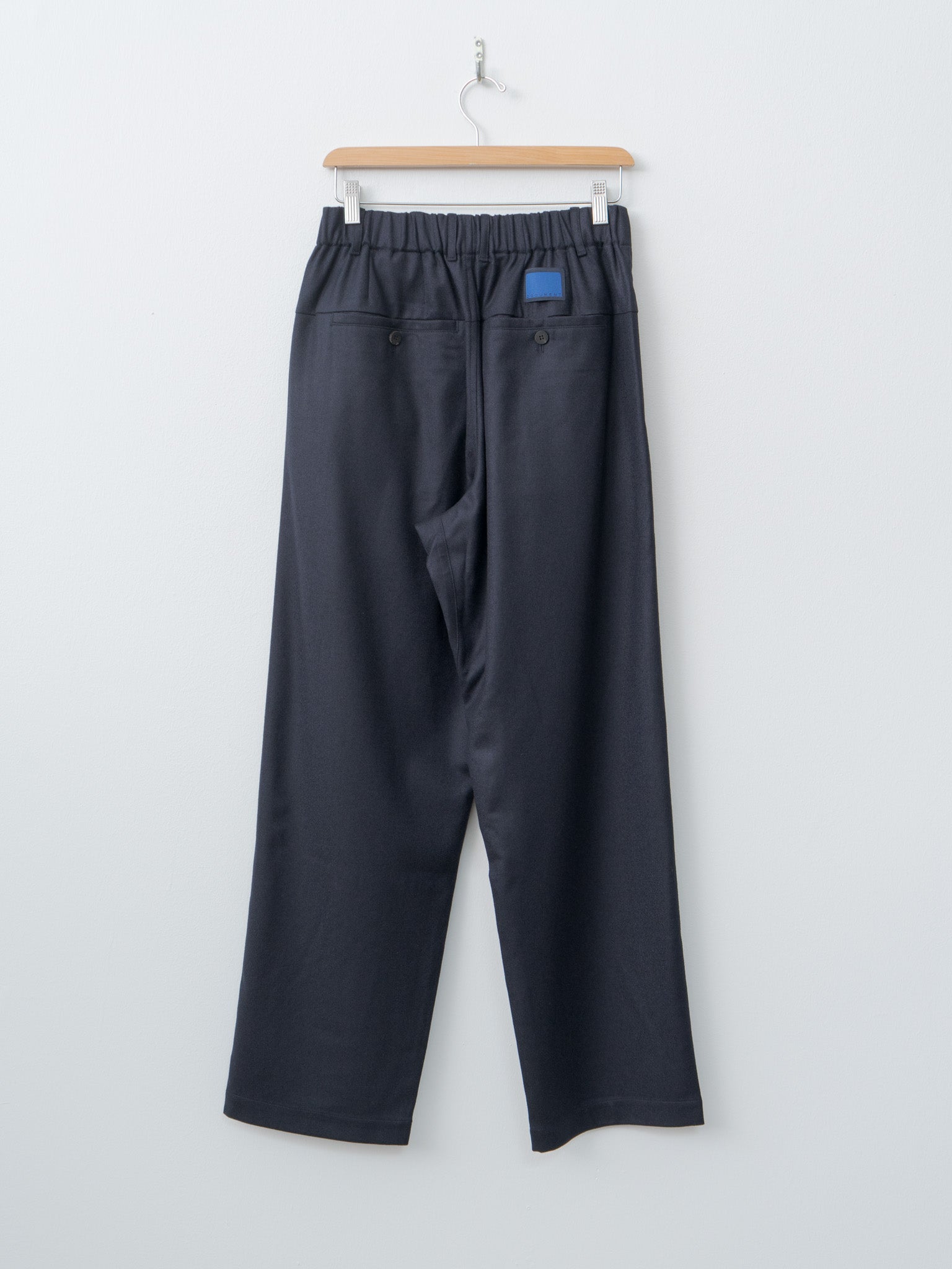 Namu Shop - Document Soft Wool Cashmere Easy Pants - Navy