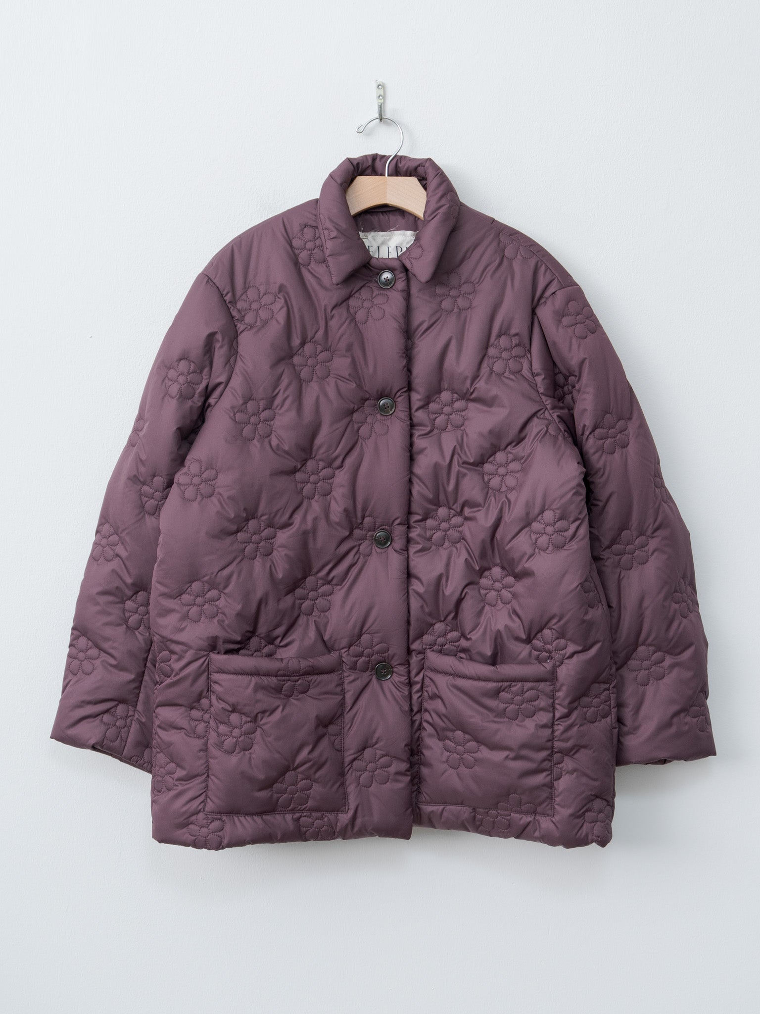 Namu Shop - Eleph Small Puff Coat - Burgundy
