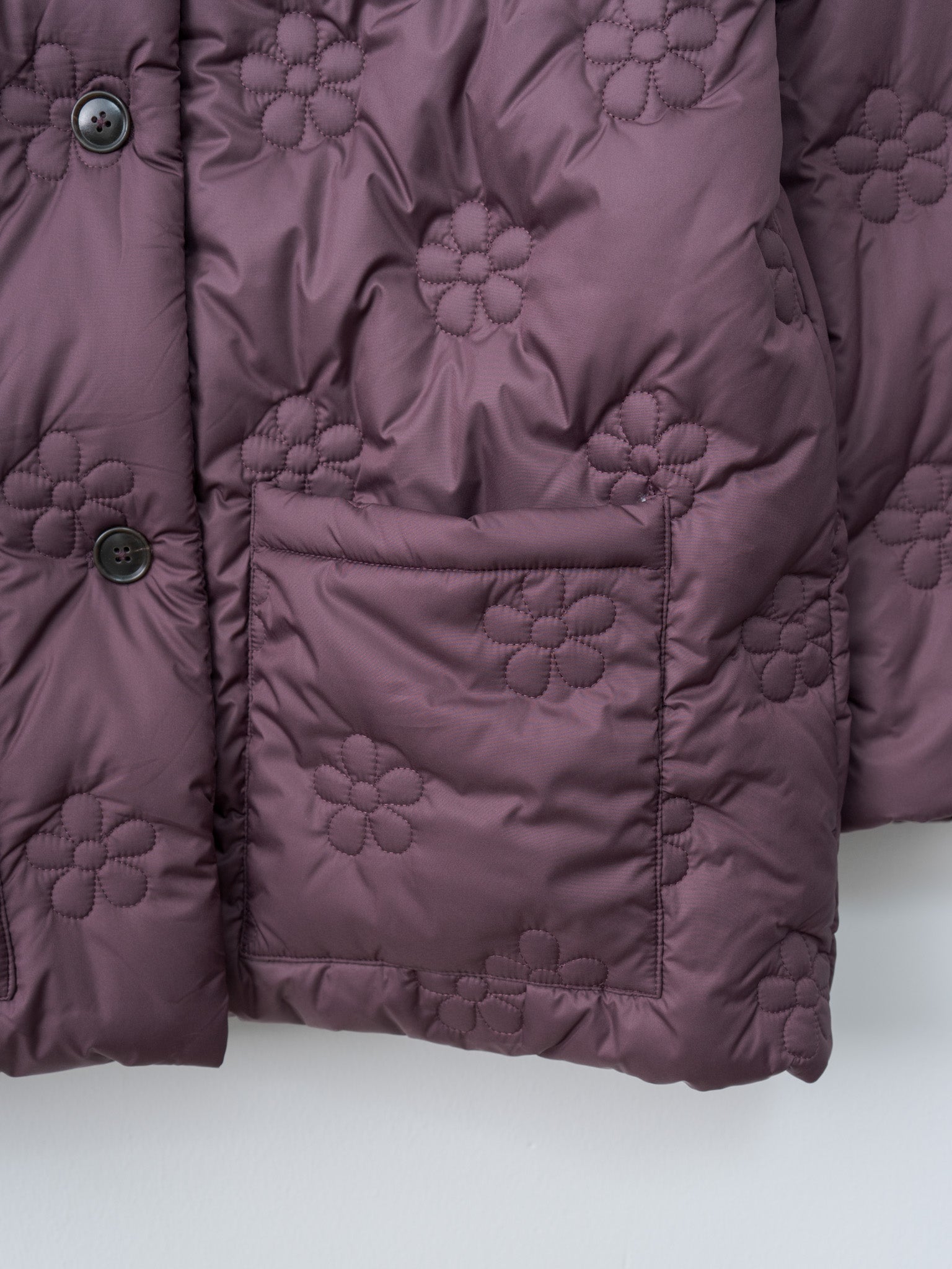 Namu Shop - Eleph Small Puff Coat - Burgundy