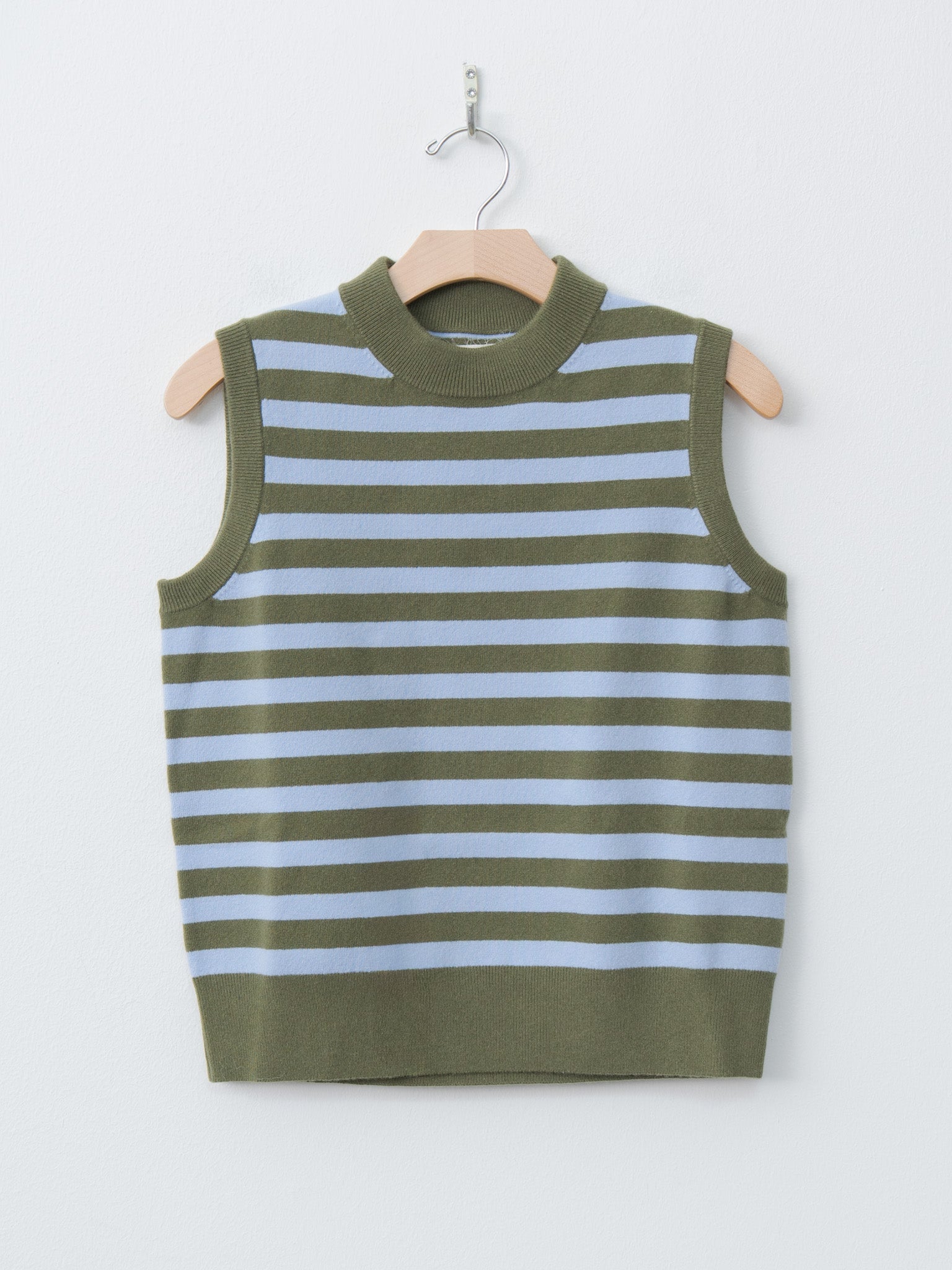 Namu Shop - Eleph Opa Spencer - Blue/Olive Stripe