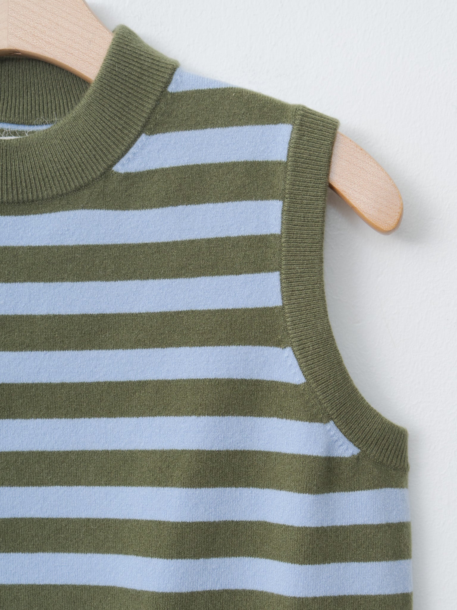Namu Shop - Eleph Opa Spencer - Blue/Olive Stripe