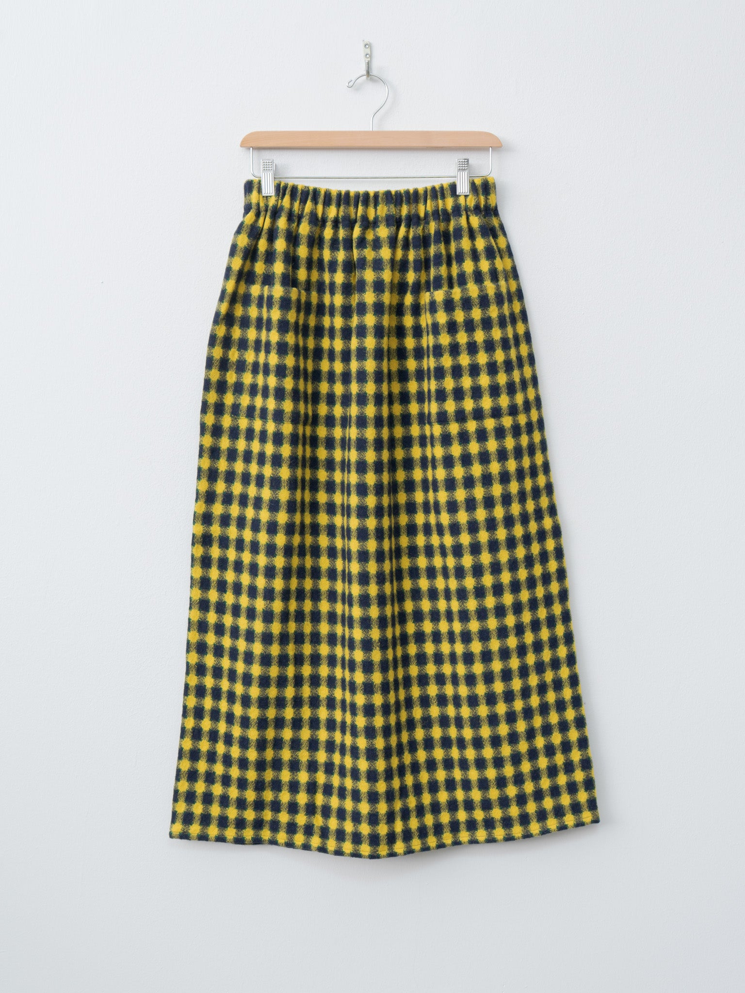 Namu Shop - Eleph Gooi Skirt - Yellow Check