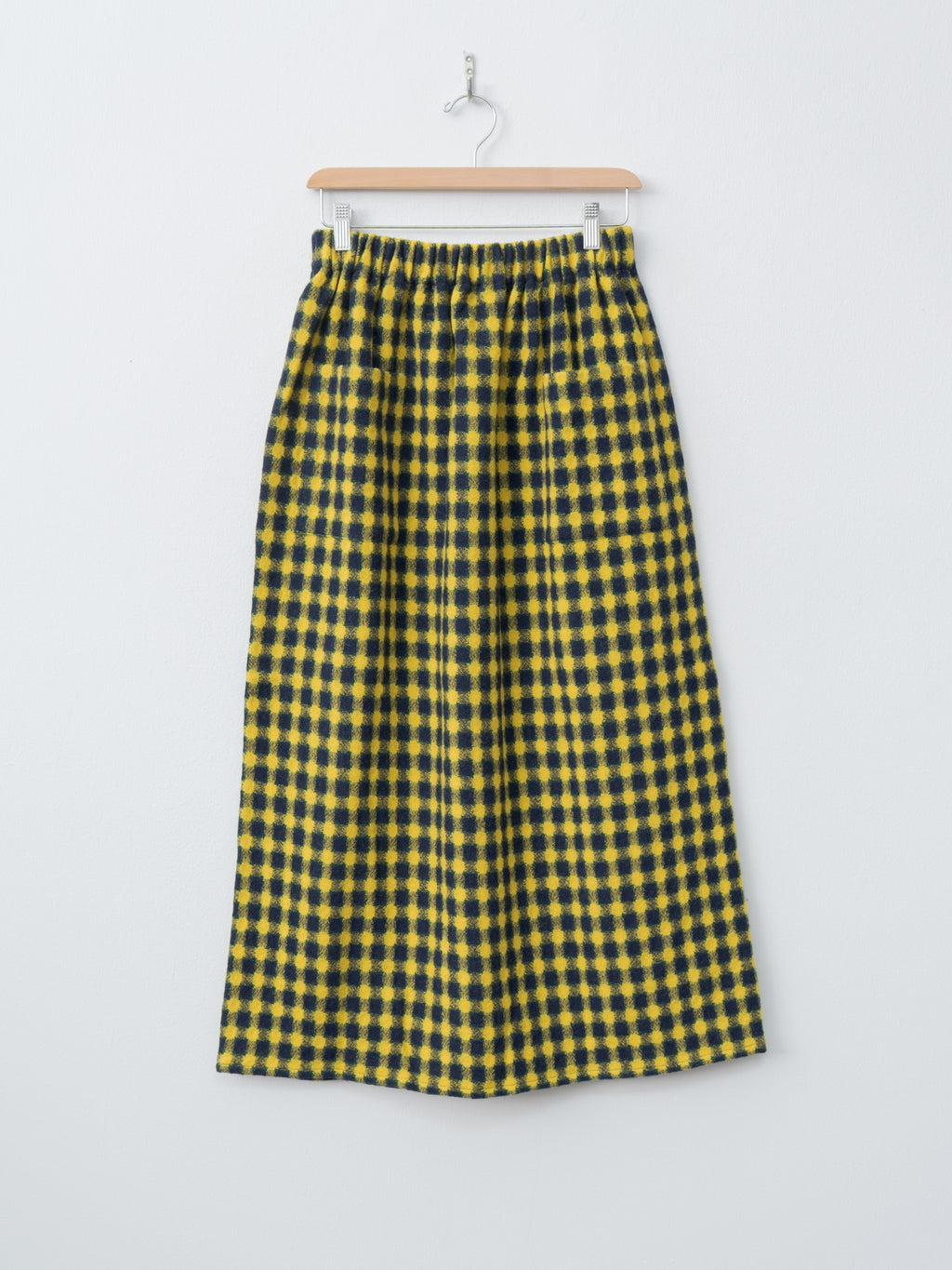 Namu Shop - Eleph Gooi Skirt - Yellow Check