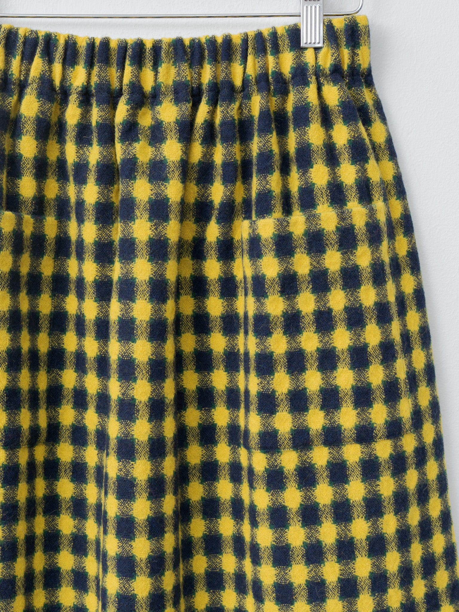 Namu Shop - Eleph Gooi Skirt - Yellow Check