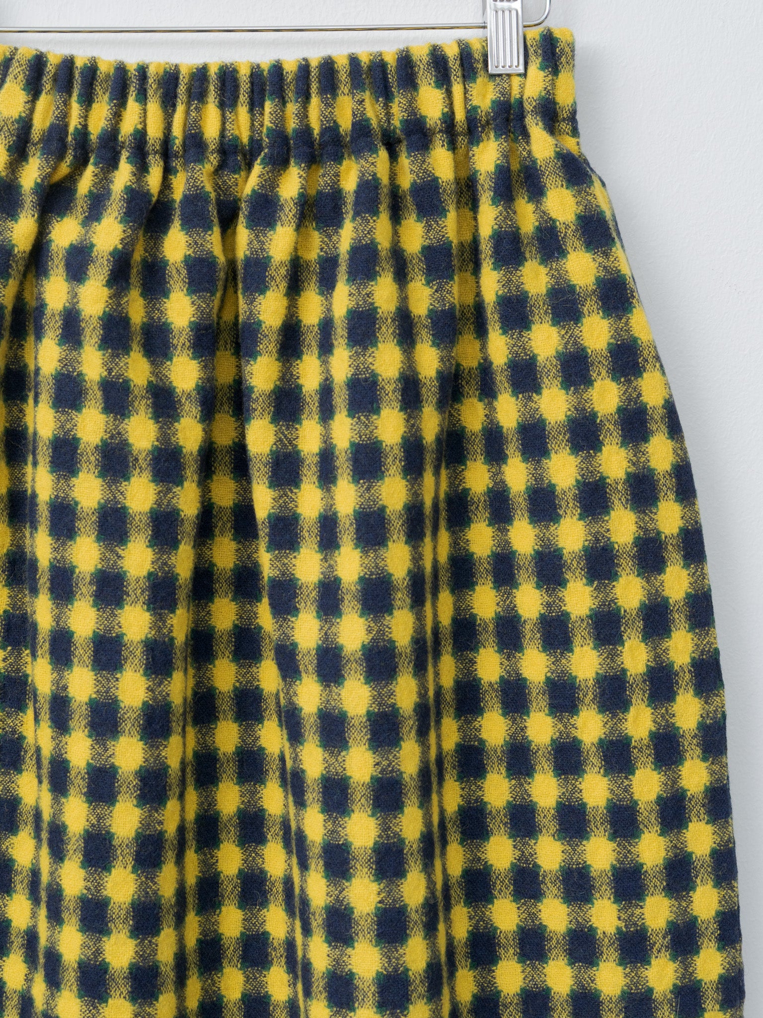 Namu Shop - Eleph Gooi Skirt - Yellow Check