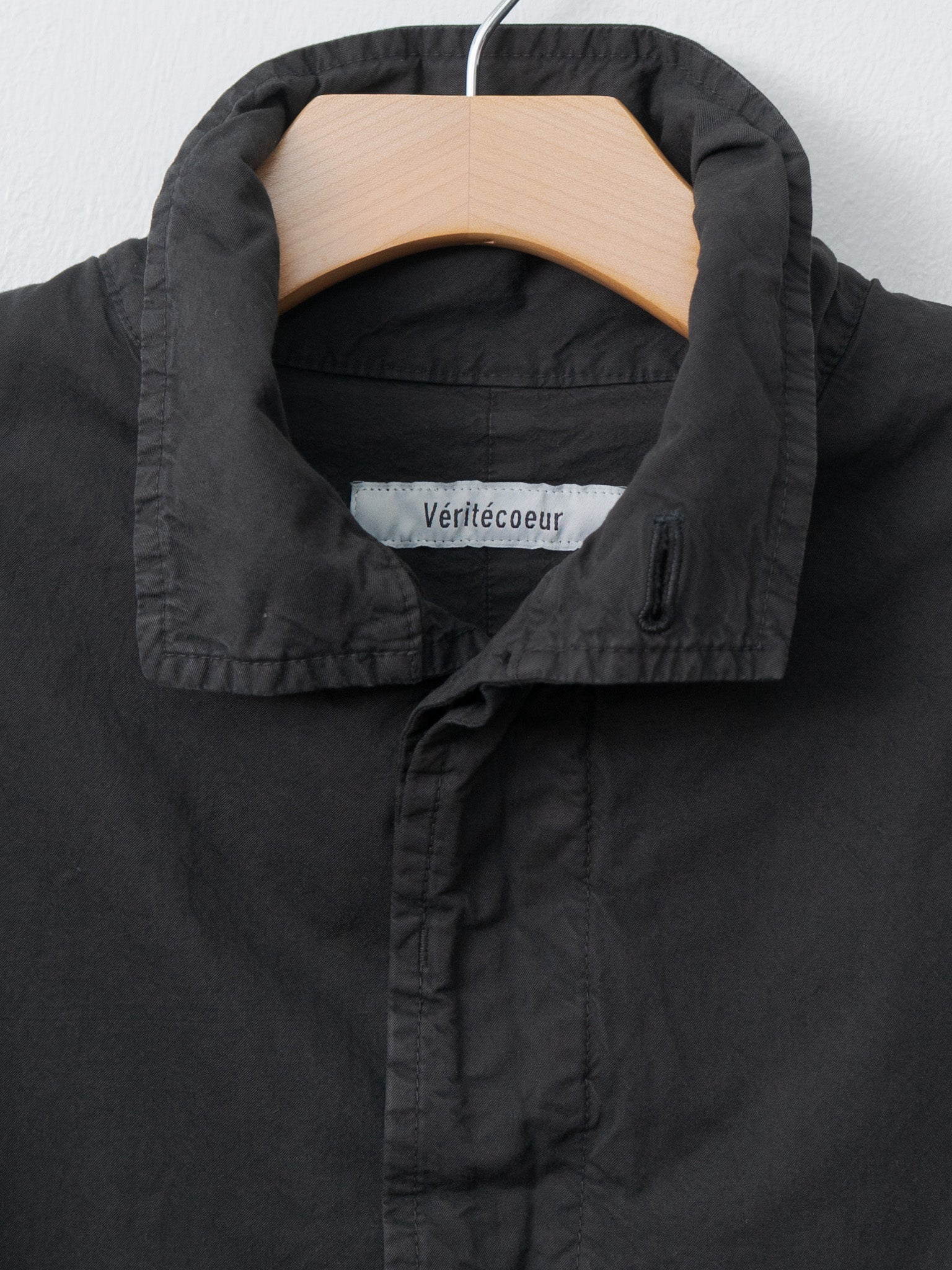 Namu Shop - Veritecoeur Garment-dye Blouson - Black