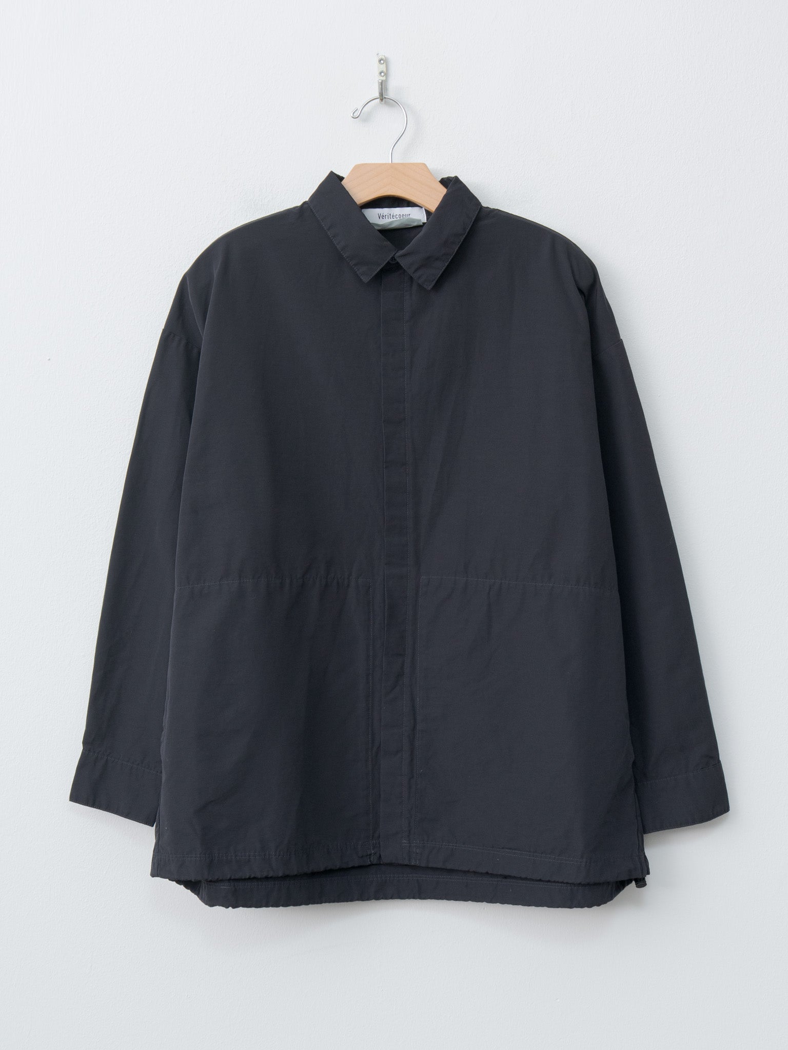 Namu Shop - Veritecoeur Unisex C/N Shirt Jacket - Dark Navy