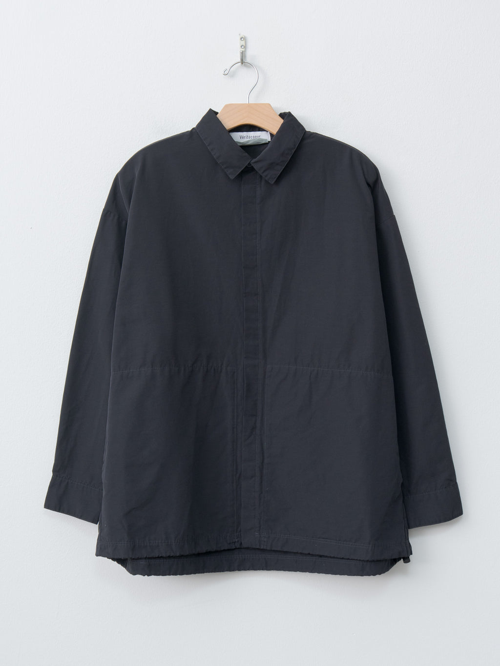 Namu Shop - Veritecoeur Unisex C/N Shirt Jacket - Dark Navy