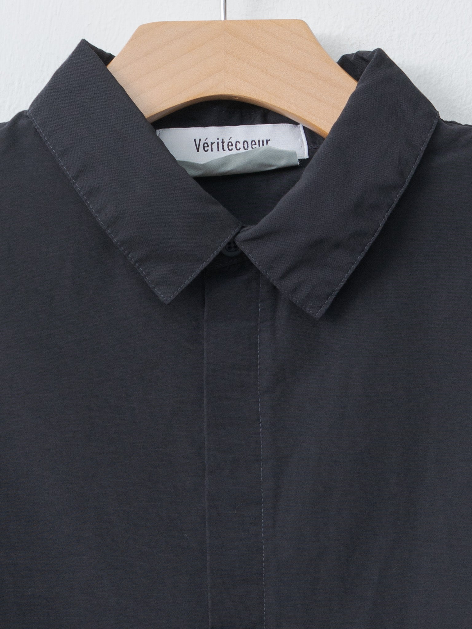 Namu Shop - Veritecoeur Unisex C/N Shirt Jacket - Dark Navy