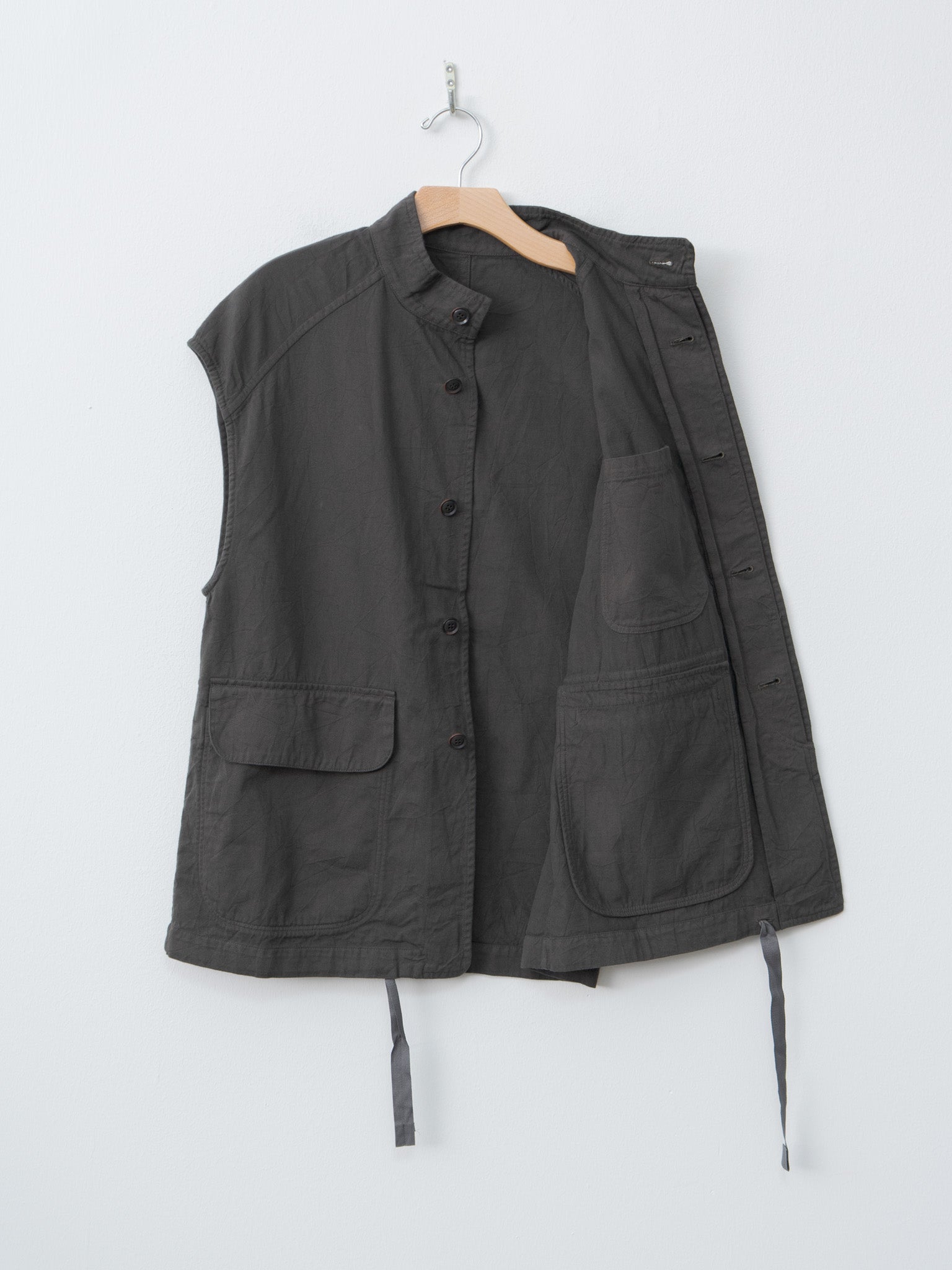 Namu Shop - Veritecoeur Washer Vest - Khaki Brown