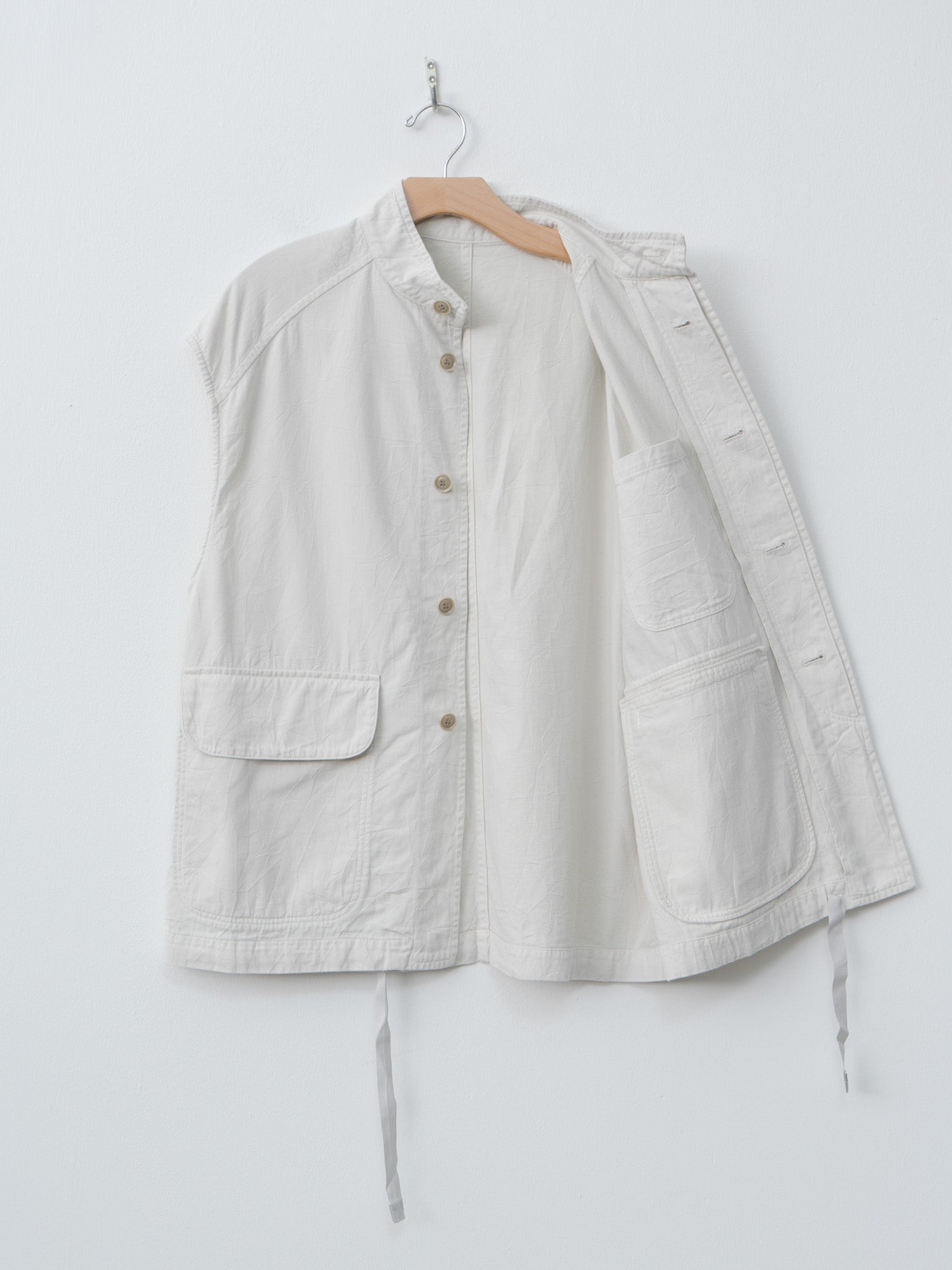 Namu Shop - Veritecoeur Washer Vest - Ice Gray