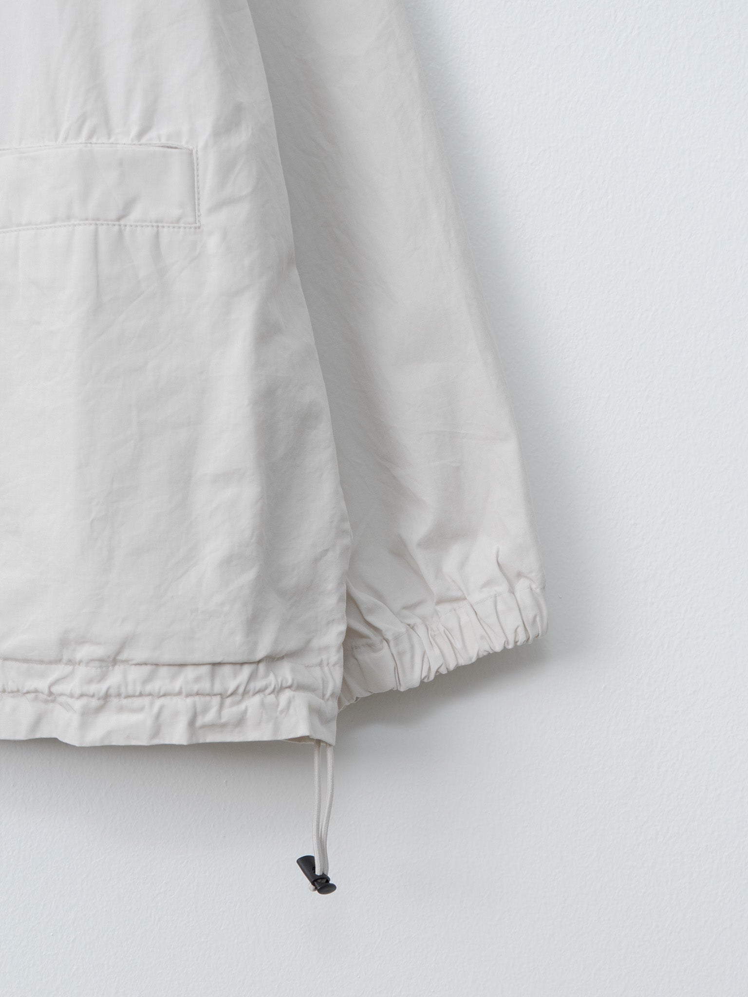 Namu Shop - Veritecoeur Vegetable Dyed Yoke Shirt - Ice Gray