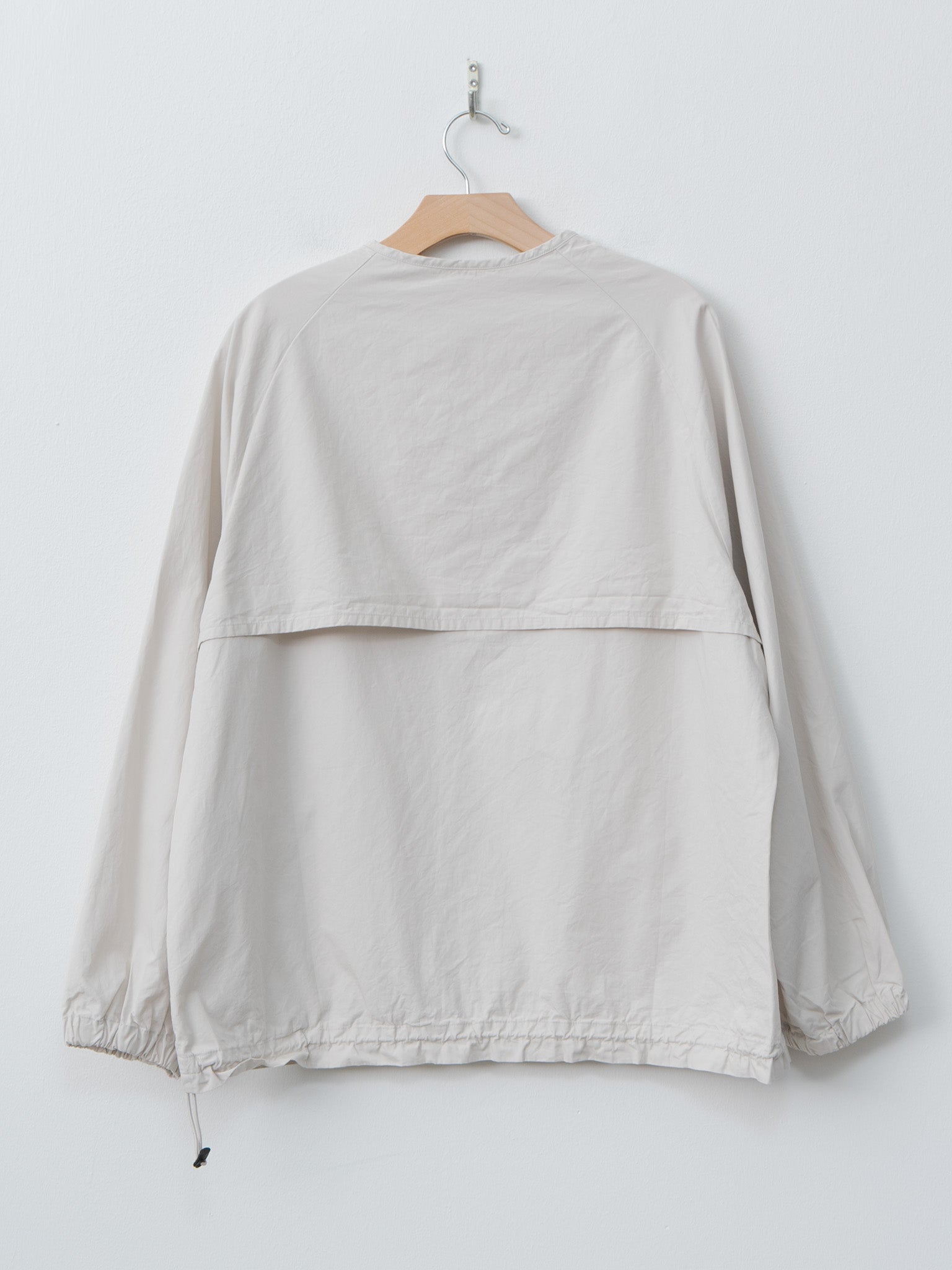 Namu Shop - Veritecoeur Vegetable Dyed Yoke Shirt - Ice Gray