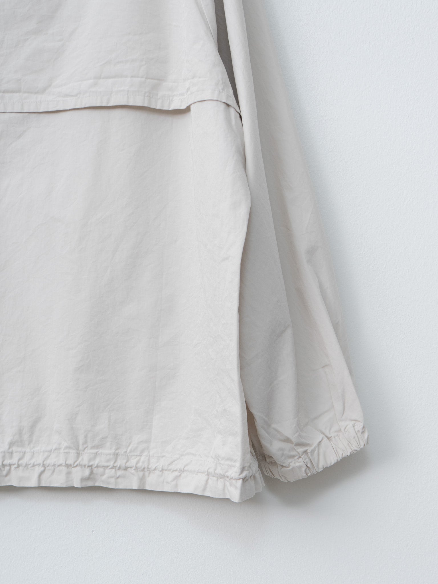 Namu Shop - Veritecoeur Vegetable Dyed Yoke Shirt - Ice Gray